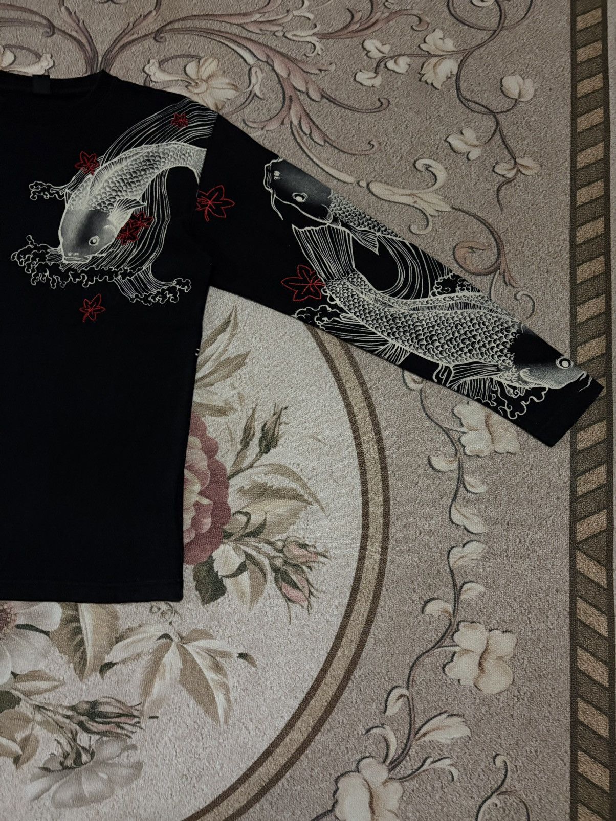 Japanese Brand Japanese Brand Sukajan Over Print Long Sleeve T-Shirt Size US M / EU 48-50 / 2 - 4 Thumbnail