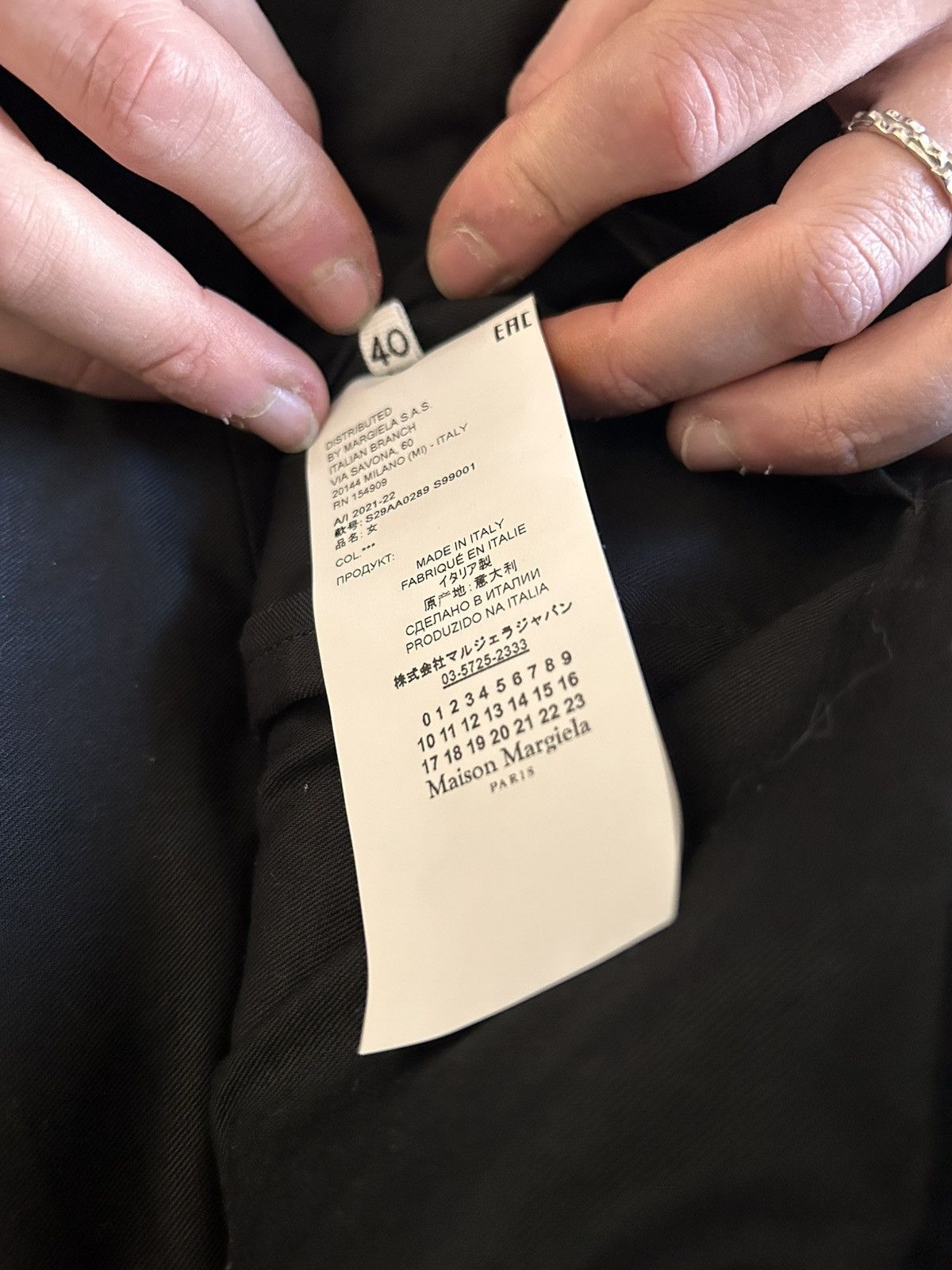 Maison Margiela Maison Margiela FW21/22 John Galliano black wool coat Size US M / EU 48-50 / 2 - 4 Thumbnail