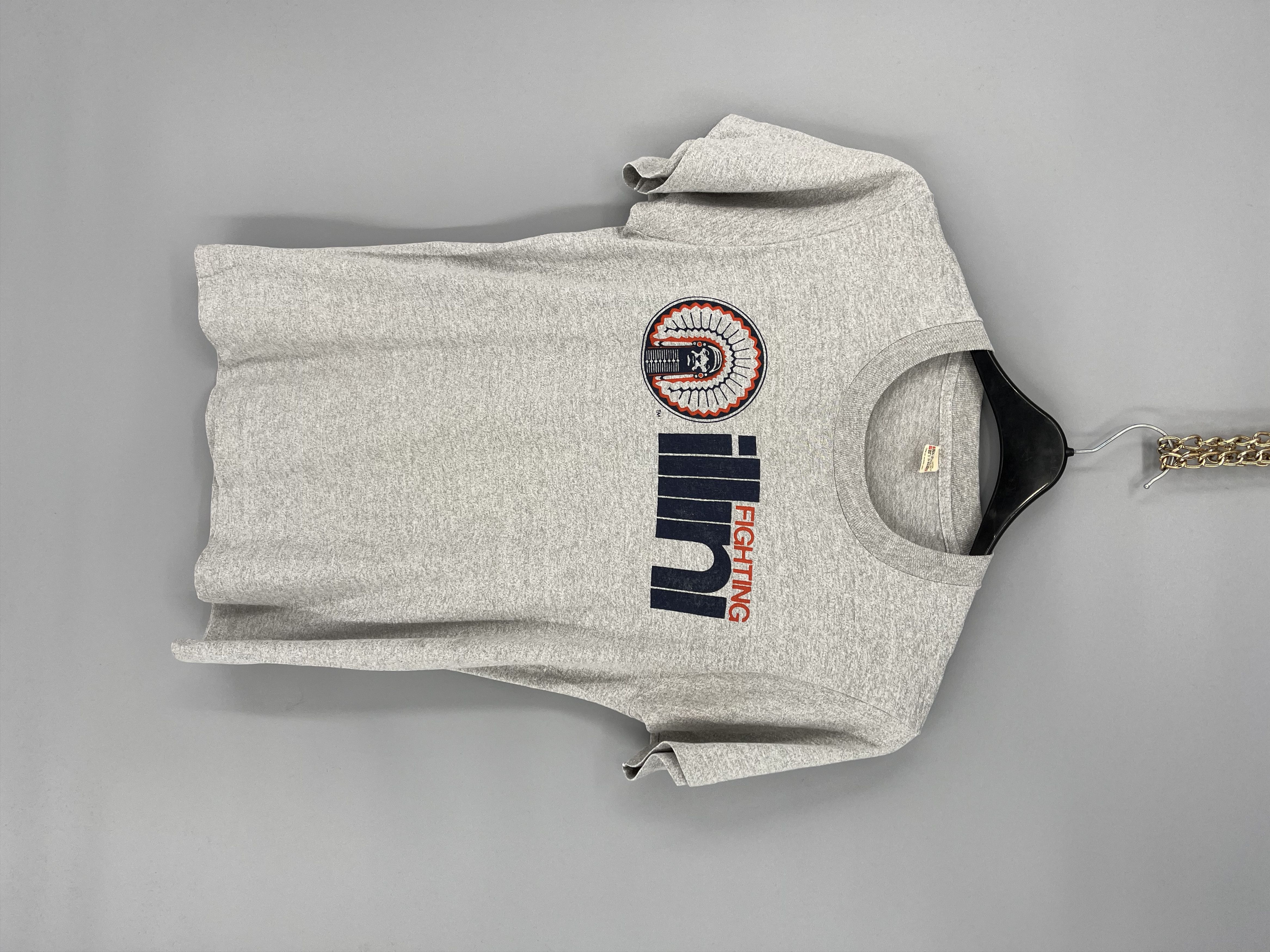 Vintage Vintage 90s University Of Illinois Fighting Illini Chief Size US M / EU 48-50 / 2 - 1 Thumbnail