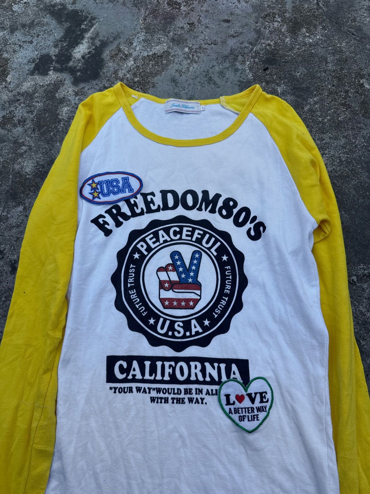 Hysteric Glamour 2000s Peace Jude Bloom California Long Sleeve Size US M / EU 48-50 / 2 - 3 Thumbnail