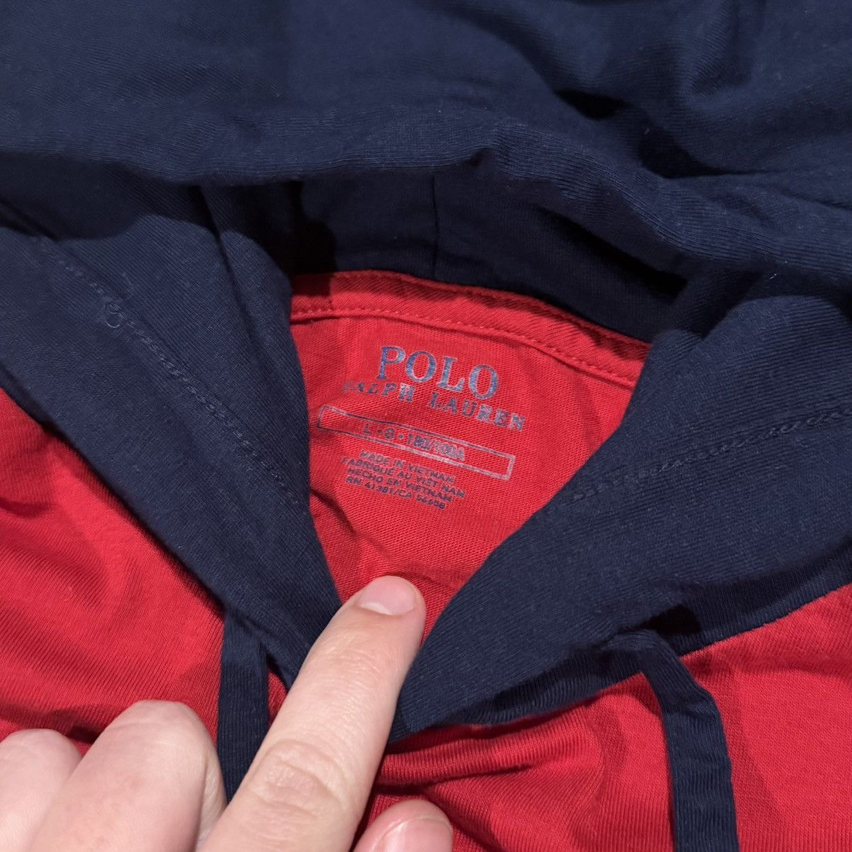 Polo Ralph Lauren Vtg Polo Ralph Lauren Arch Logo 1967 Hooded Longsleeve Shirt Size US L / EU 52-54 / 3 - 4 Thumbnail