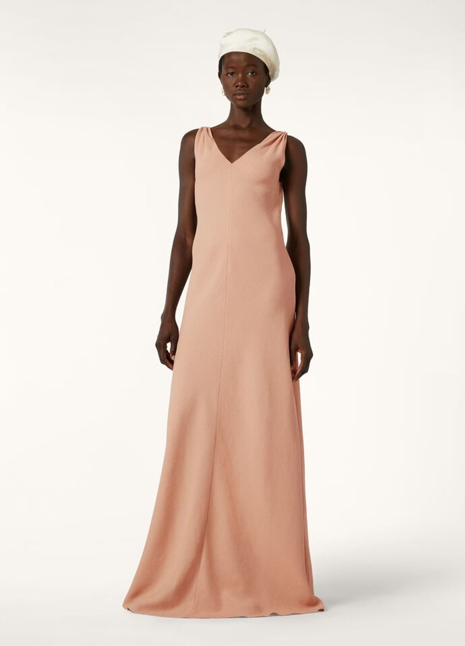 Loro Piana o1srvl11e0526 FAP0286 Callie Maxi Dress in Pink Size S / US 4 / IT 40 - 2 Thumbnail