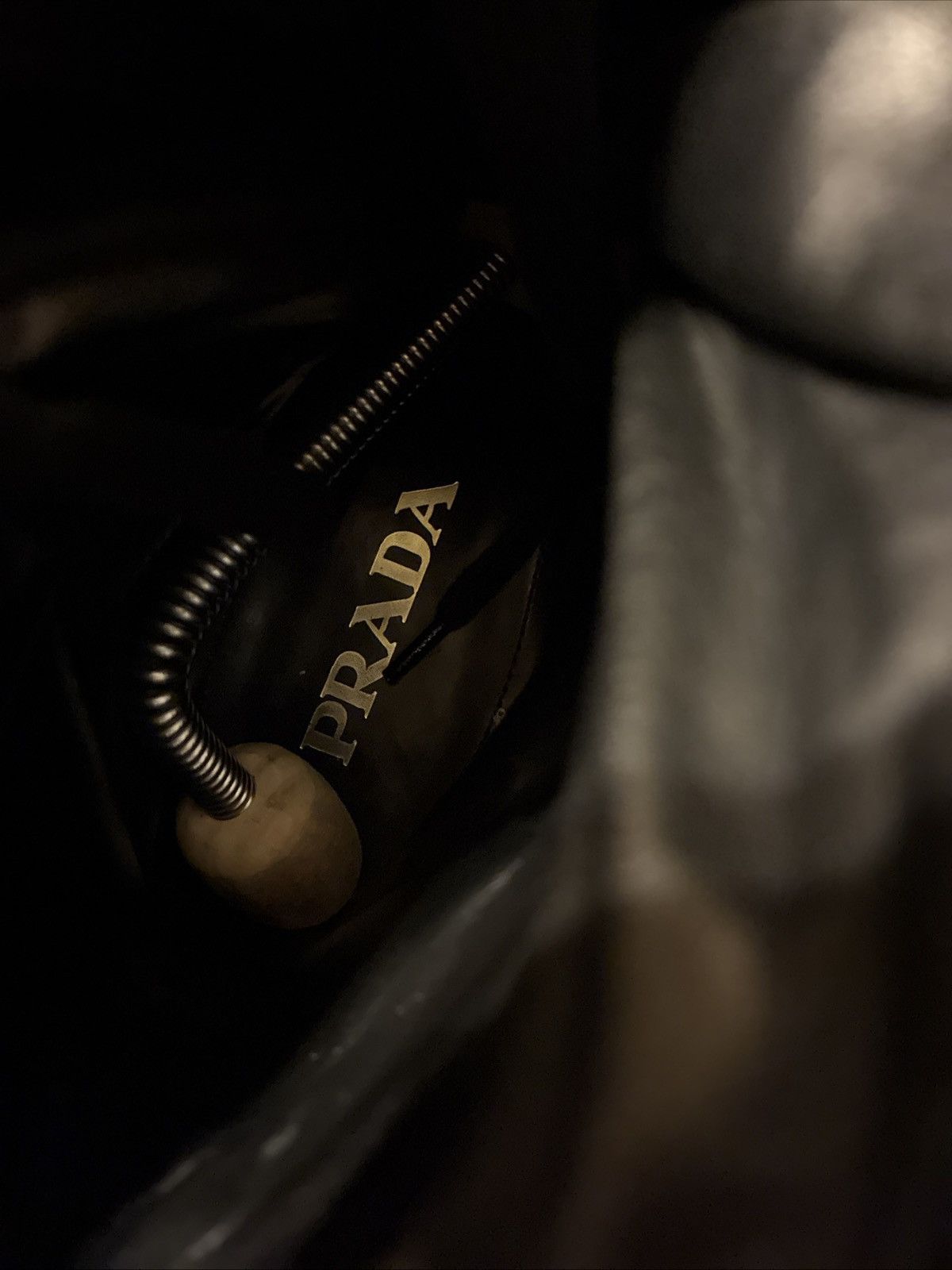 Prada Prada Waterproof Black Leather Combat Boots EU40/UK6/US7 Size US 7 / EU 40 - 5 Thumbnail