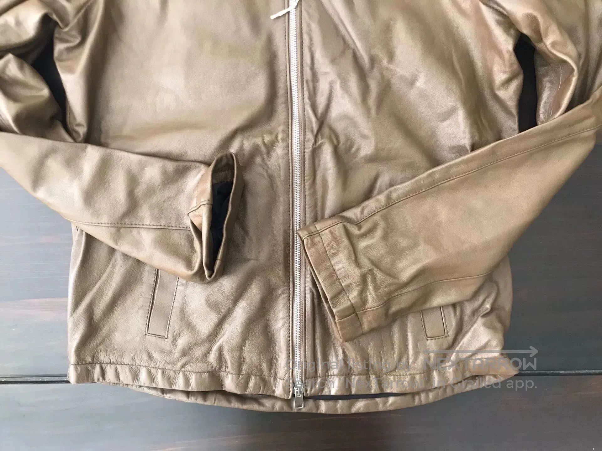 Giorgio Brato brown leather motorcycle jacket by giorgio brato. Size US M / EU 48-50 / 2 - 3 Thumbnail