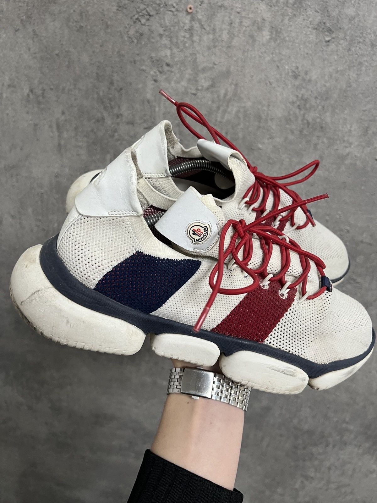 Moncler Moncler White Sneakers Shoes Size US 11 / EU 44 - 2 Thumbnail