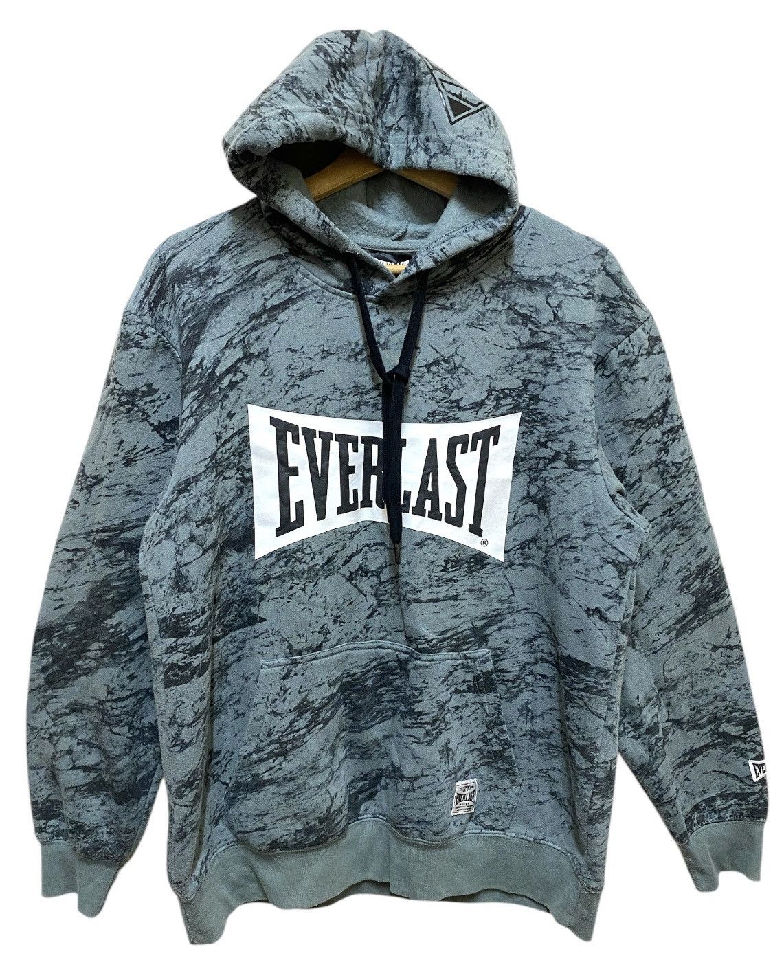 Everlast Everlast Hoodie Overprint Big Logo Size US M / EU 48-50 / 2 - 1 Thumbnail
