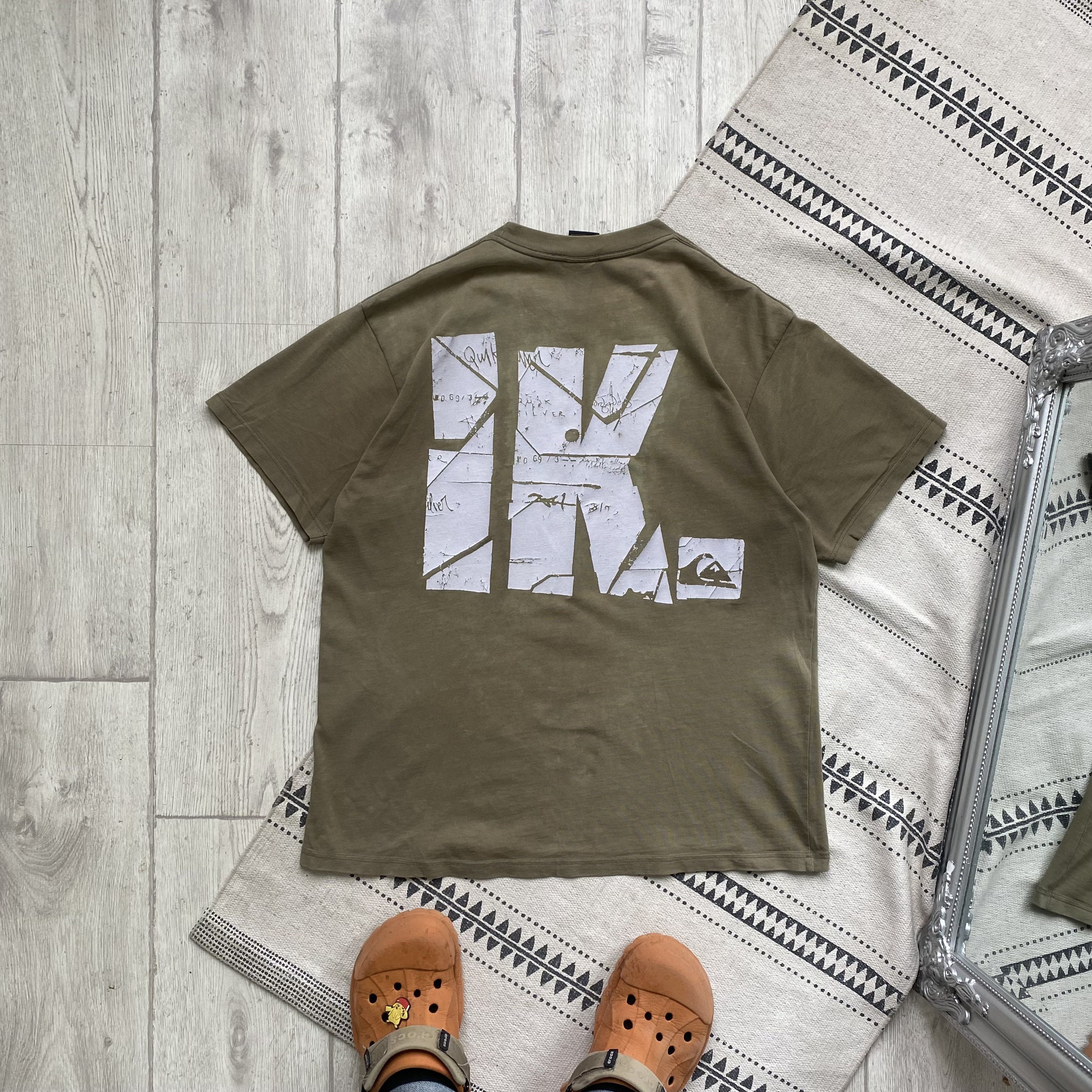 Quiksilver 🦏 Vintage 90s Faded Quiksilver tee big logo Skster Surfer Size US M / EU 48-50 / 2 - 8 Thumbnail