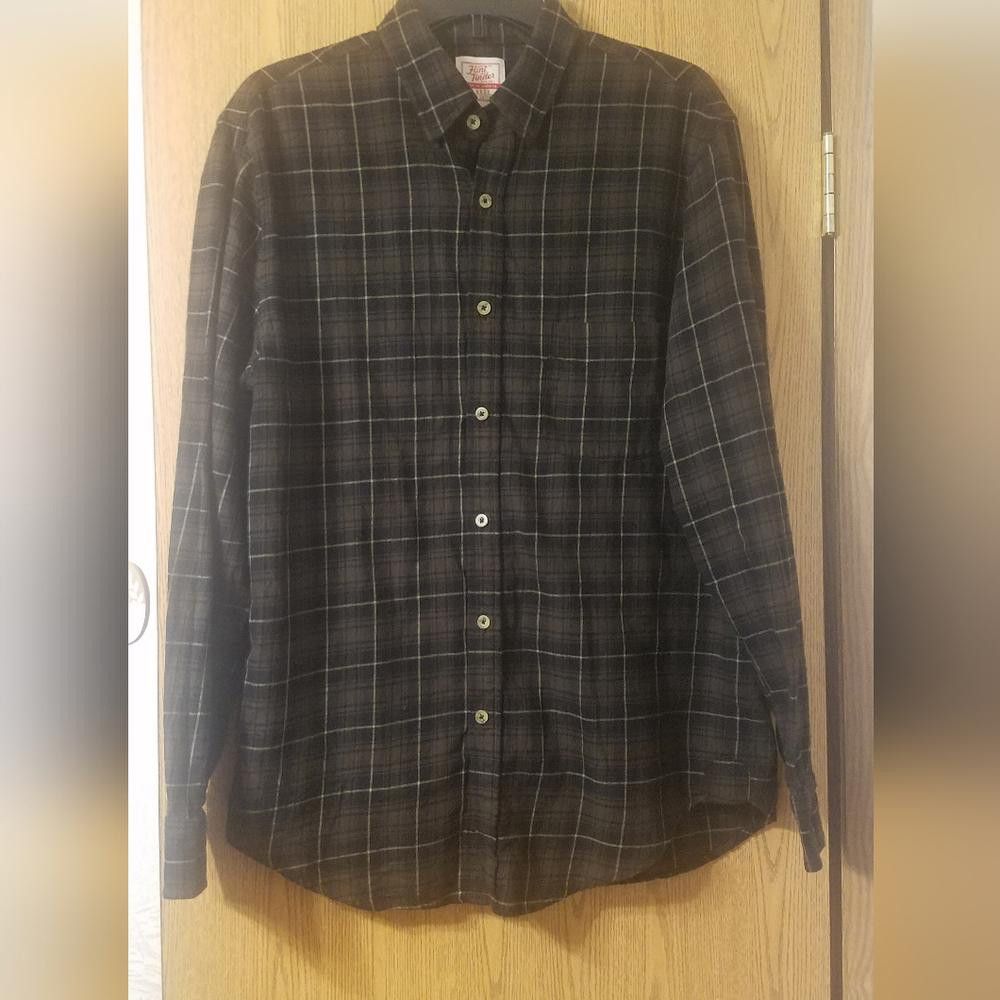 Flint And Tinder Flint and Tinder Men's Black Plaid Shirt Large Size US L / EU 52-54 / 3 - 1 Thumbnail