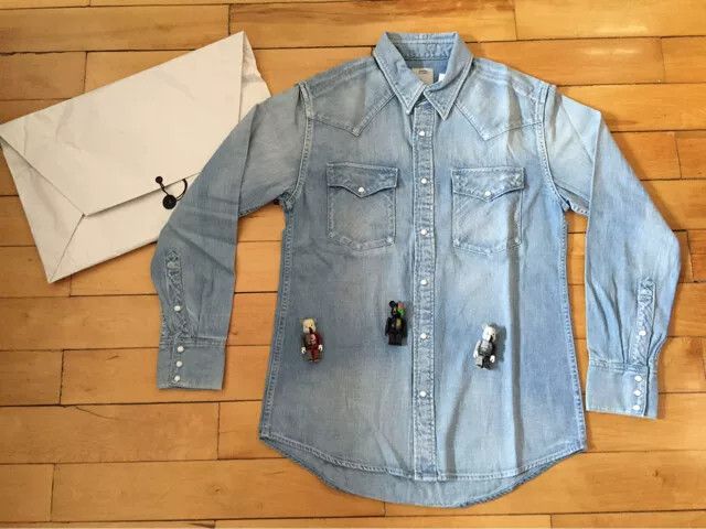Visvim Visvim 15ss Washed Denim Shirt Size US S / EU 44-46 / 1 - 1 Thumbnail