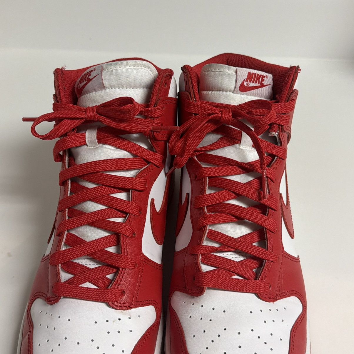 Nike Nike University Red Hi-top Dunk Size US 12 / EU 45 - 8 Thumbnail