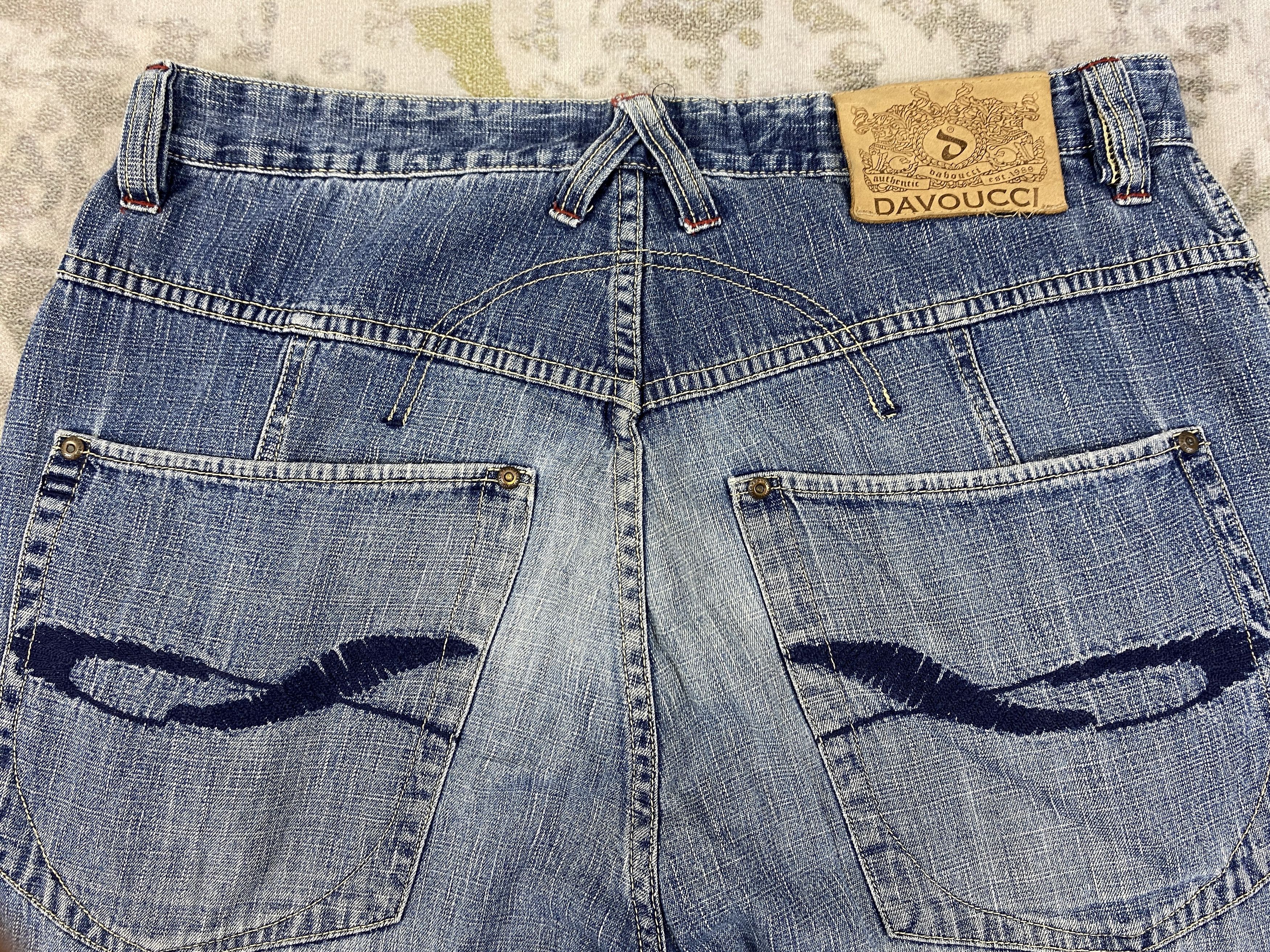 If Six Was Nine Vintage Davoucci Baggy/Balloon Jeans 36x32 Denim- JN3932 Size US 36 / EU 52 - 4 Thumbnail