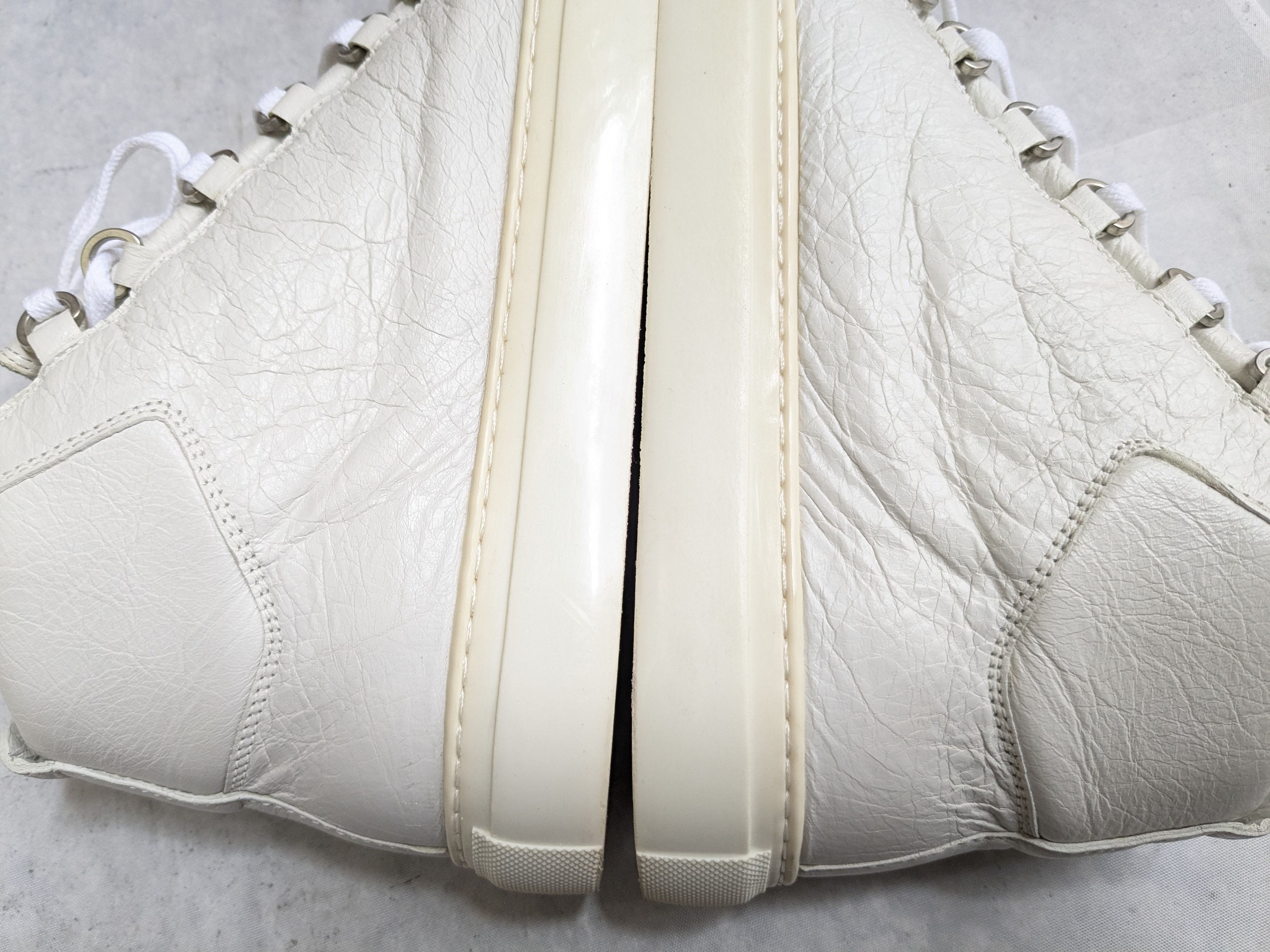 Balenciaga Balenciaga Arena Sneakers White 9 High Tops Leather Size US 9 / EU 42 - 11 Thumbnail