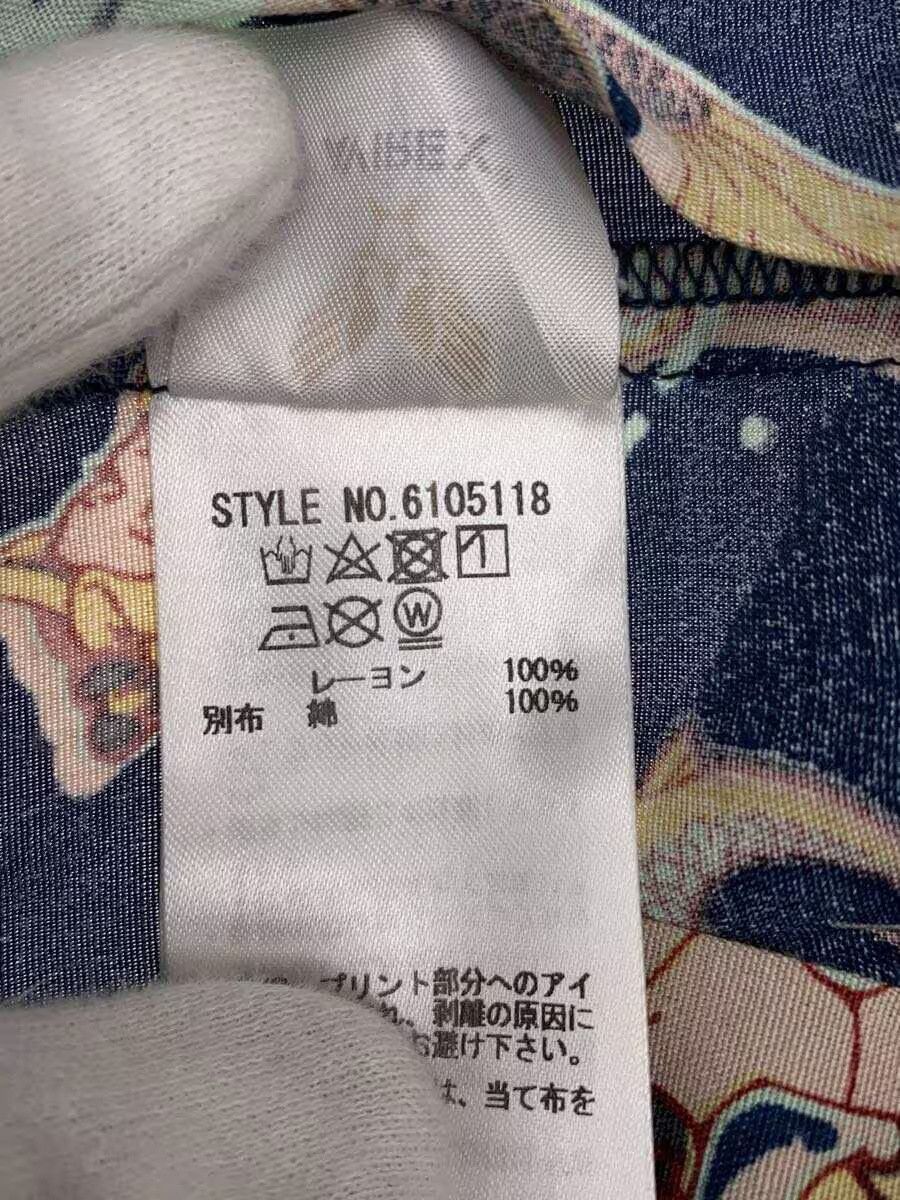 Avirex Avirex Mermaid Aloha Shirt Monogram Rayon SS Shirt Navy Size US M / EU 48-50 / 2 - 5 Thumbnail