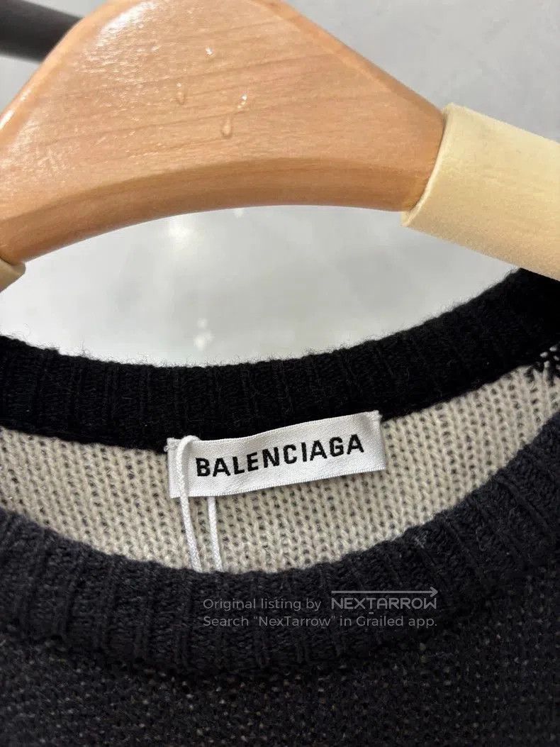 Balenciaga Balenciaga Logo Black Long Sweater. Size US XS / EU 42 / 0 - 2 Thumbnail
