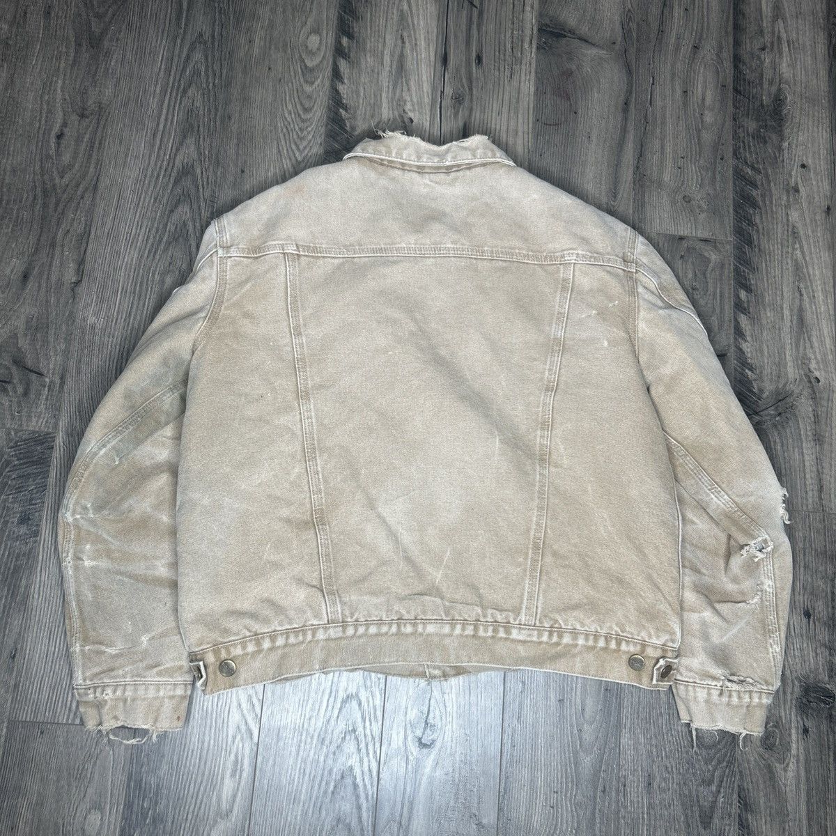 Carhartt Carhartt distressed trucker jacket Size US L / EU 52-54 / 3 - 2 Thumbnail