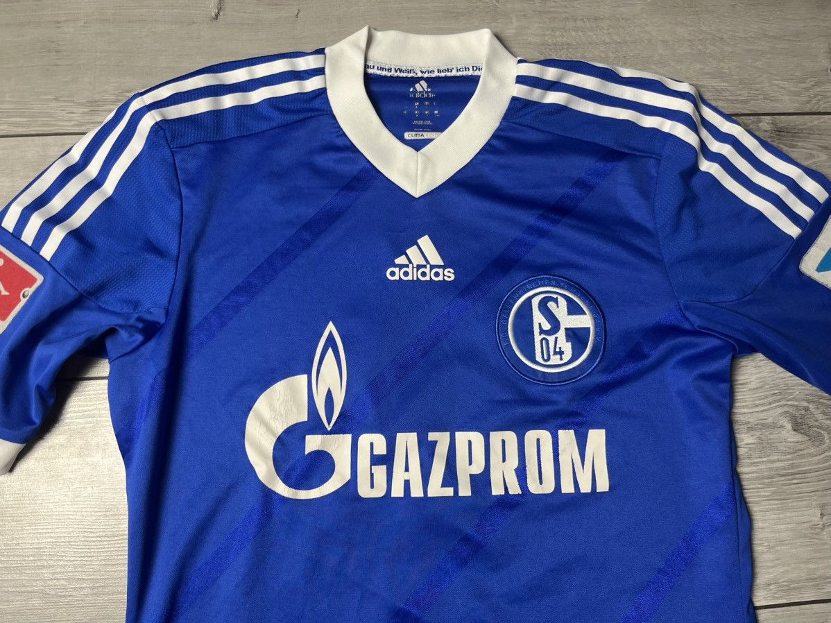 Adidas FC Schalke 04 2012/14 home shirt, Michel Bastos size Medium Size US M / EU 48-50 / 2 - 3 Thumbnail