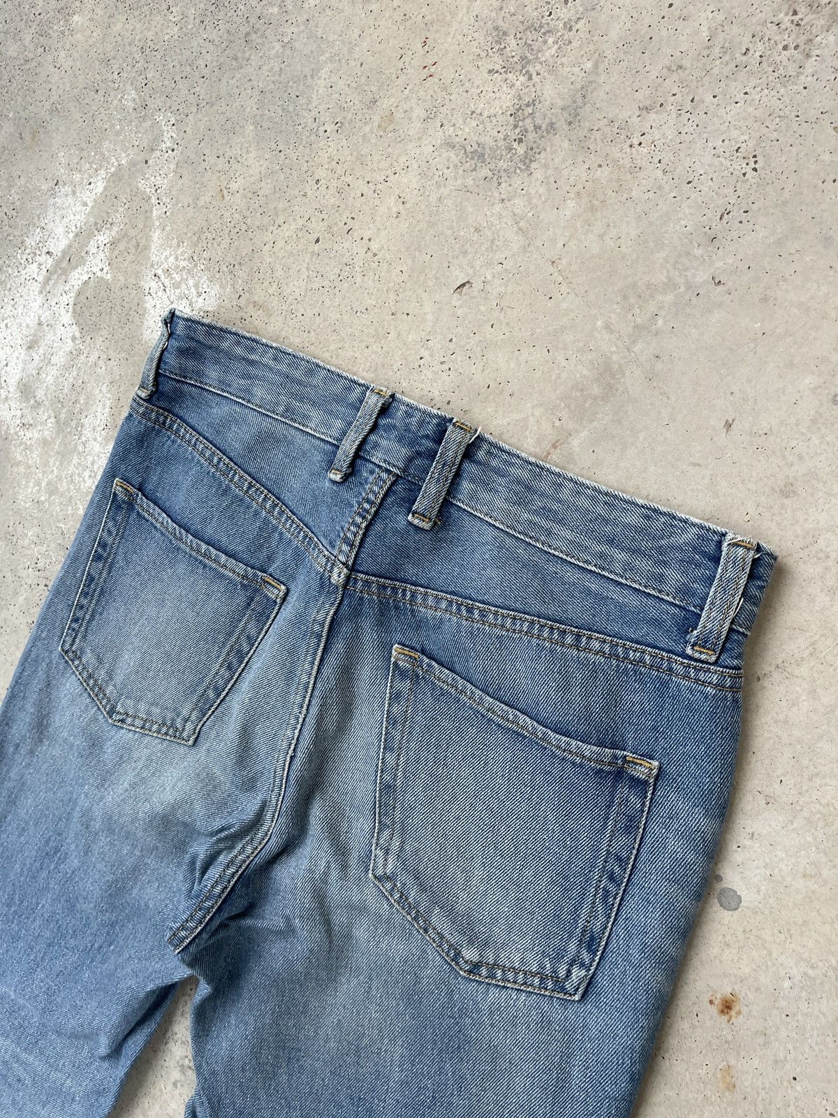 Japanese Brand × Junya Watanabe Vintage Japanese Brand Faded Blue Jeans Denim Size US 30 / EU 46 - 7 Thumbnail
