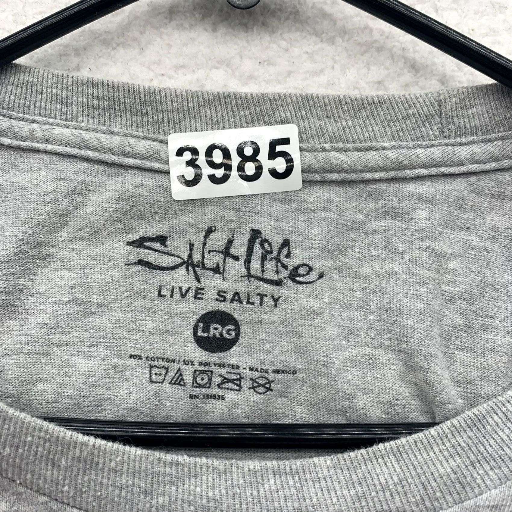 Vintage Salt Life T-Shirt Mens Large L Gray Hook Line Sinker Fishing Outdoors Southern Size US L / EU 52-54 / 3 - 8 Thumbnail