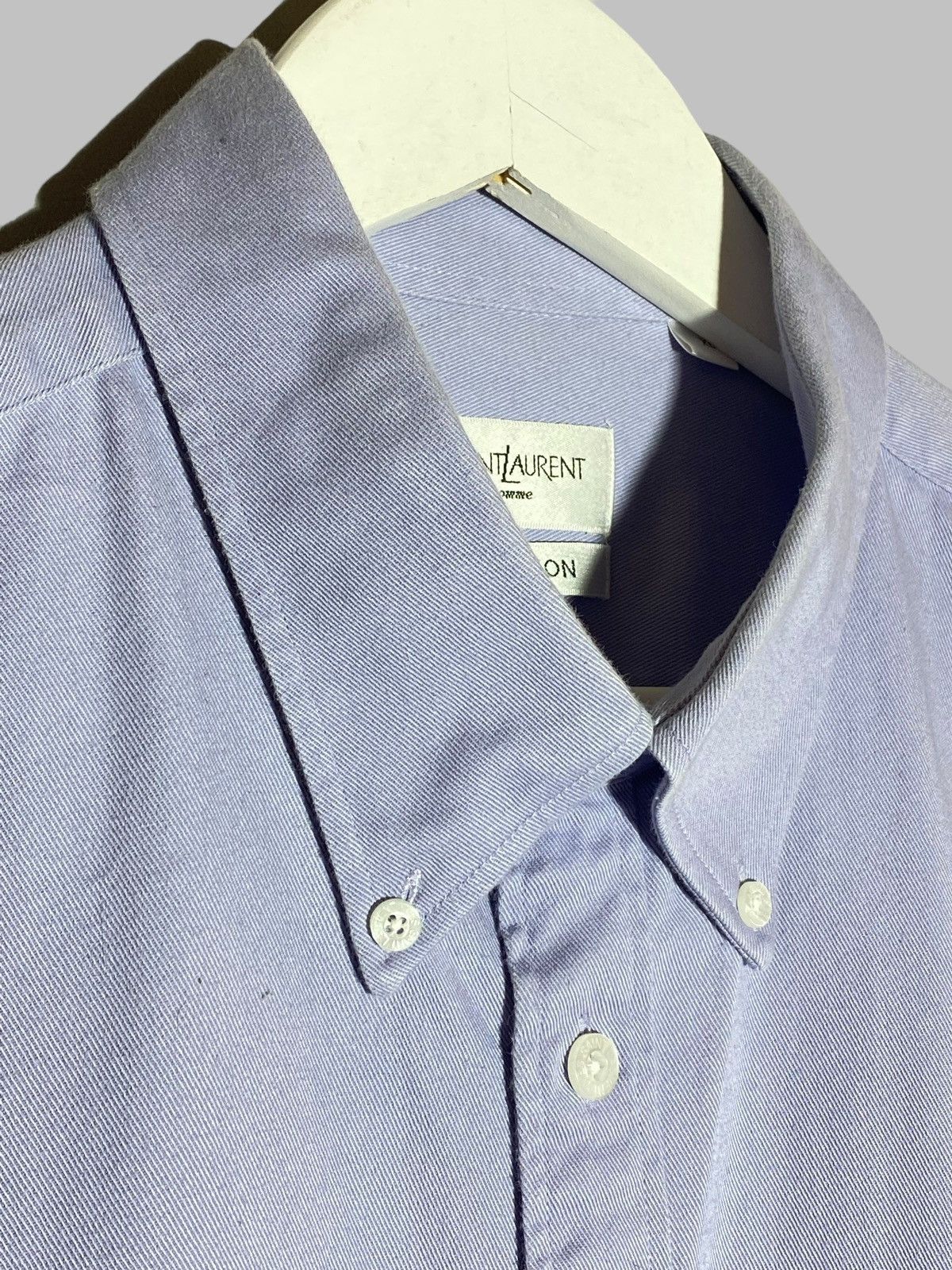 Yves Saint Laurent Vintage Yves Saint Laurent Shirt 90's lavander Size US XL / EU 56 / 4 - 5 Thumbnail