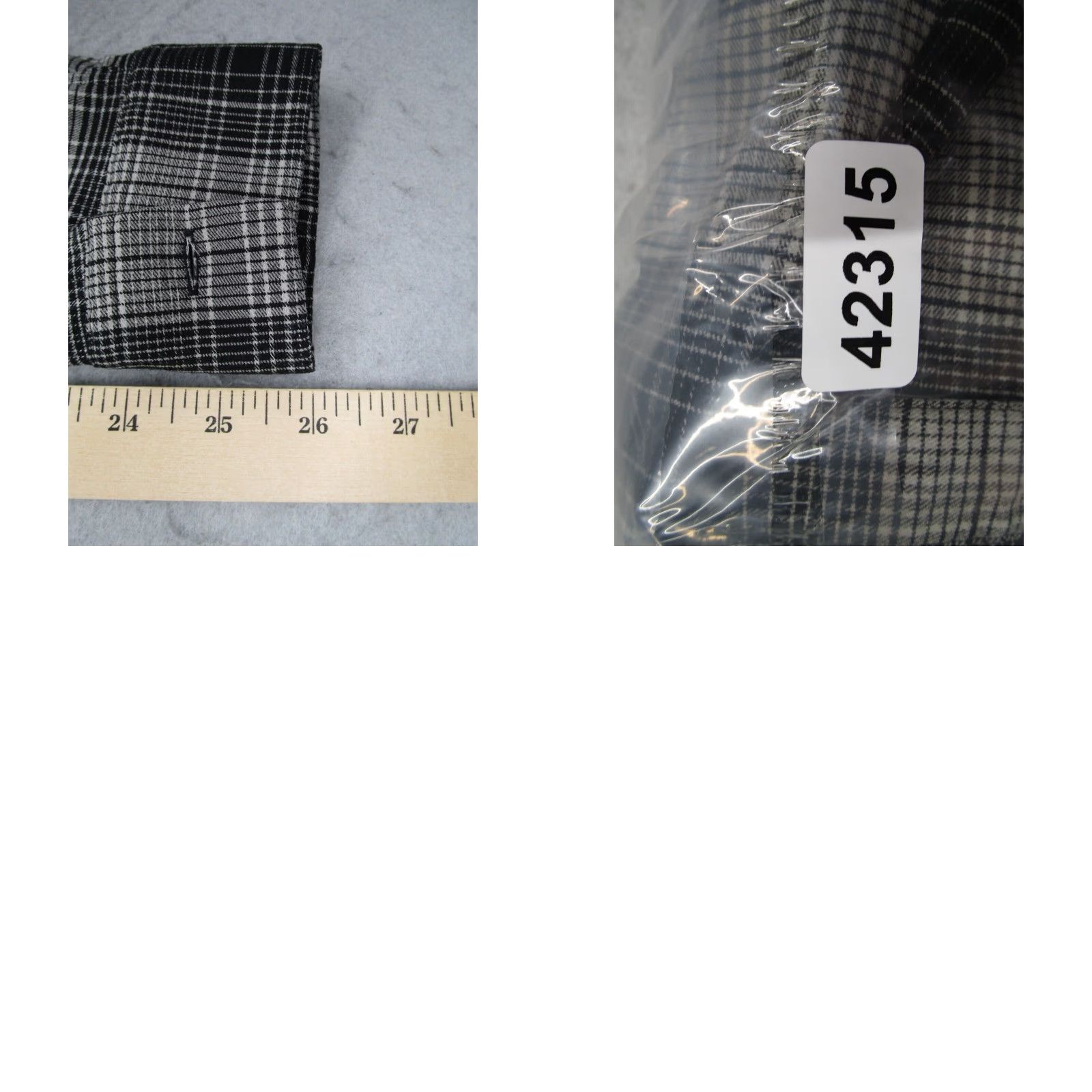 Lululemon Lululemon Shirt Mens Medium Gray Plaid Peak Flannel Button Up Long Sleeve Work Shirt Size US M / EU 48-50 / 2 - 8 Thumbnail