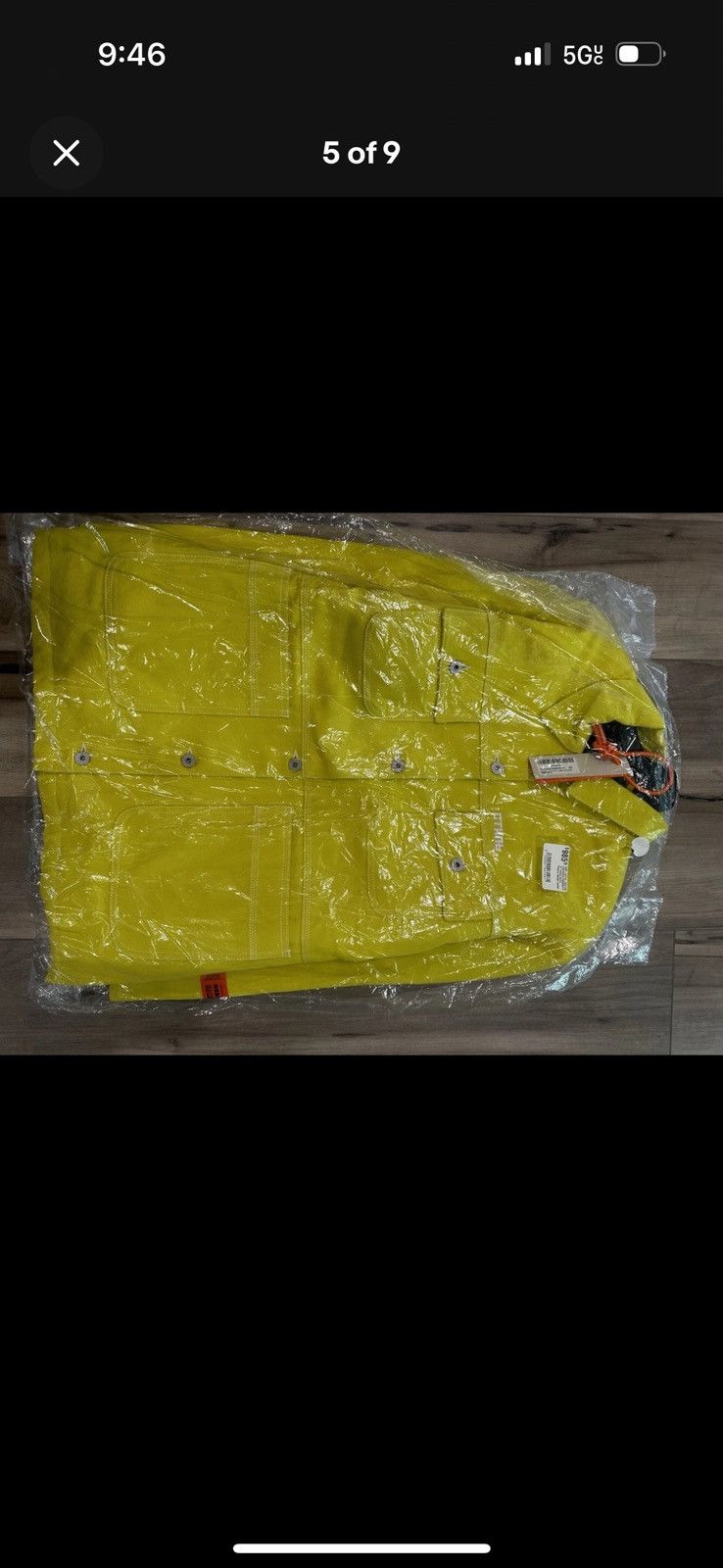 Heron Preston Heron Preston Utility Work Jacket Yellow Size XS Brand New Size US XS / EU 42 / 0 - 5 Thumbnail
