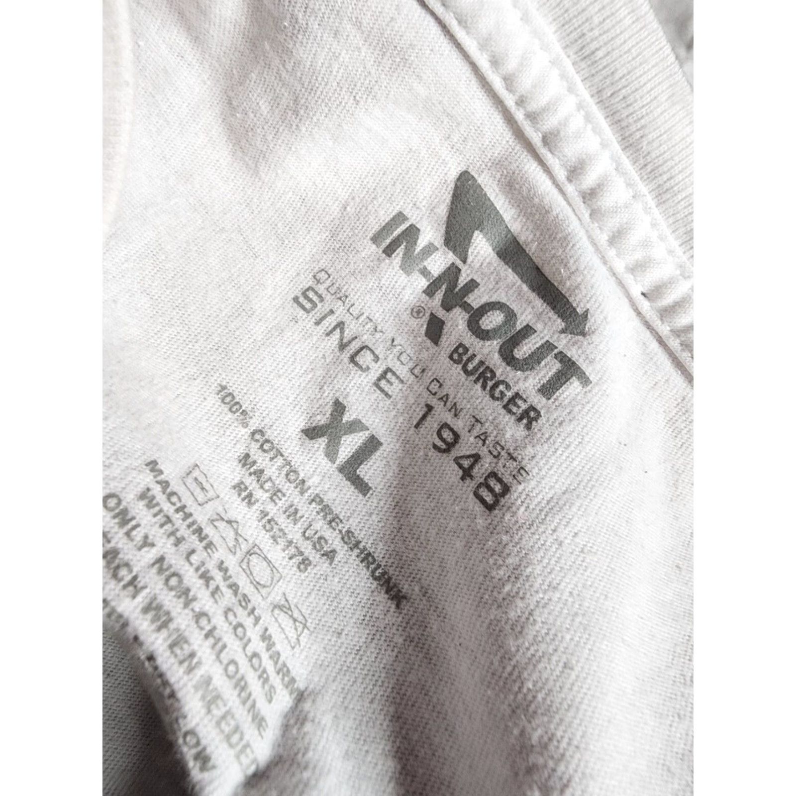 Doublet IN-N-Out Burger California T Shirt Mens XL White Distressed Double Sided Graphic Tee Size US XL / EU 56 / 4 - 5 Thumbnail