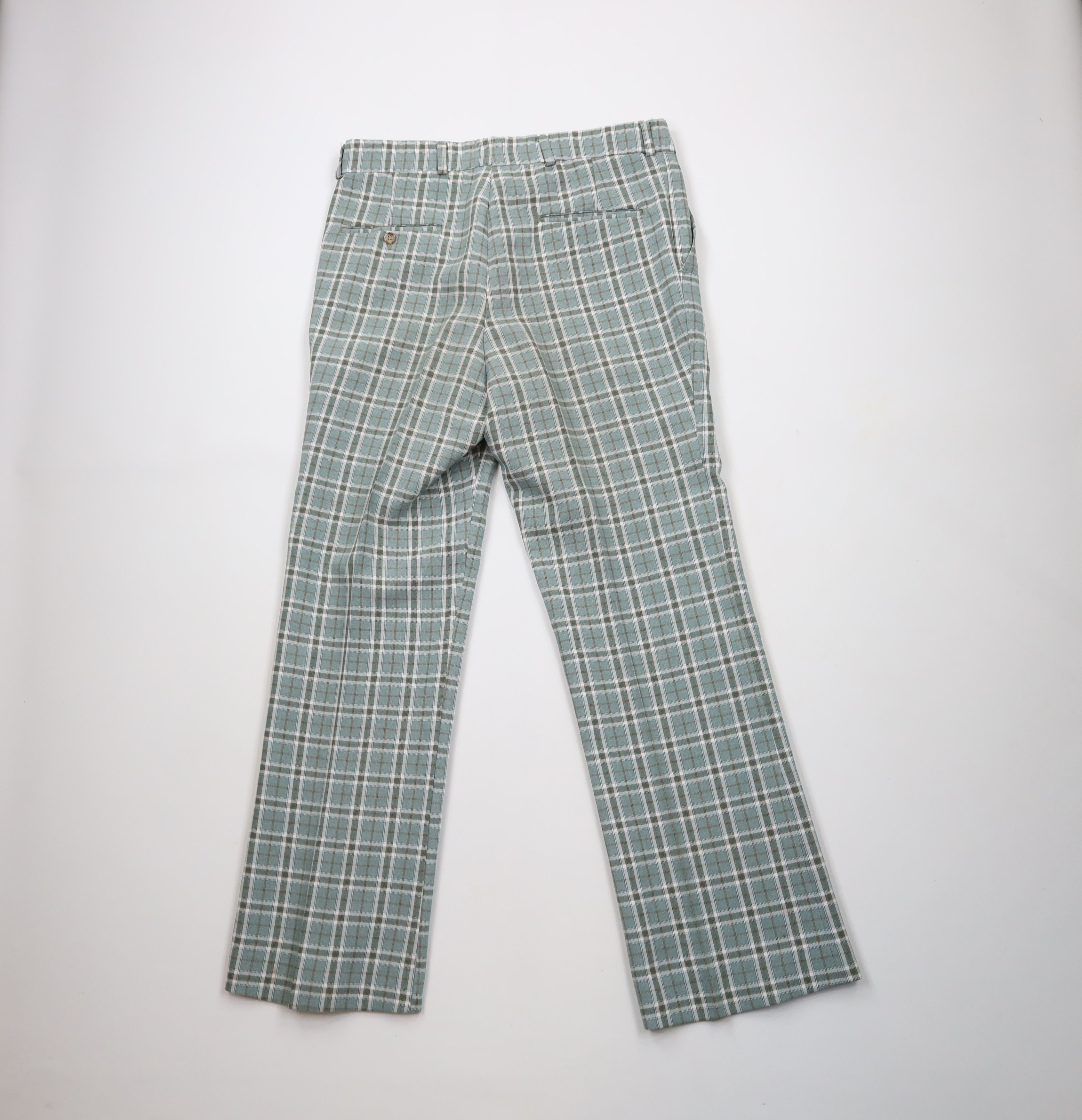 Vintage Vintage 70s Rockabilly Wide Leg Bell Bottoms Chino Pants USA Size US 34 / EU 50 - 3 Thumbnail
