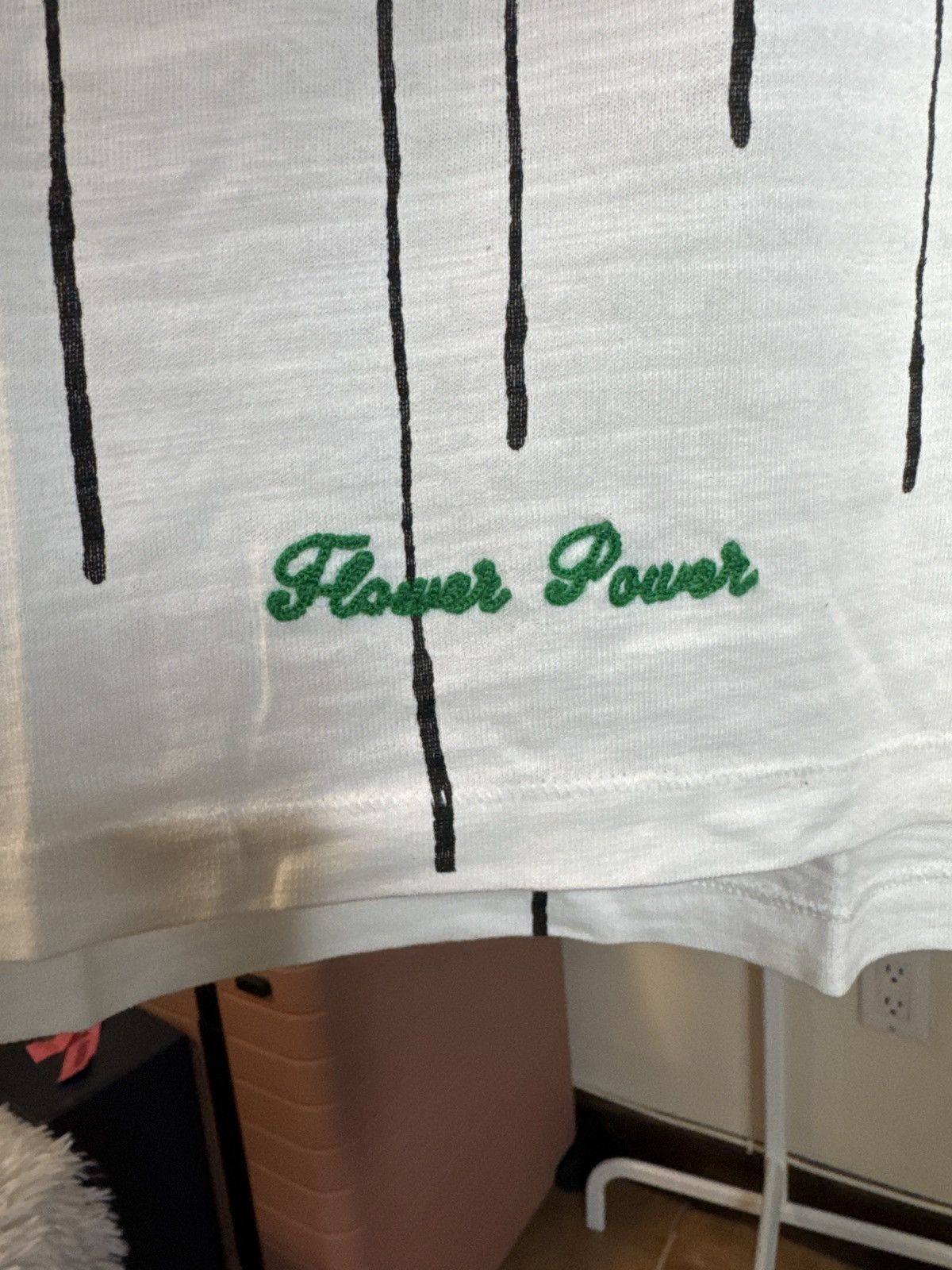 Off-White Virgil Abloh Off-White “Flower Power” tee - Small - Women Size S / US 4 / IT 40 - 3 Thumbnail