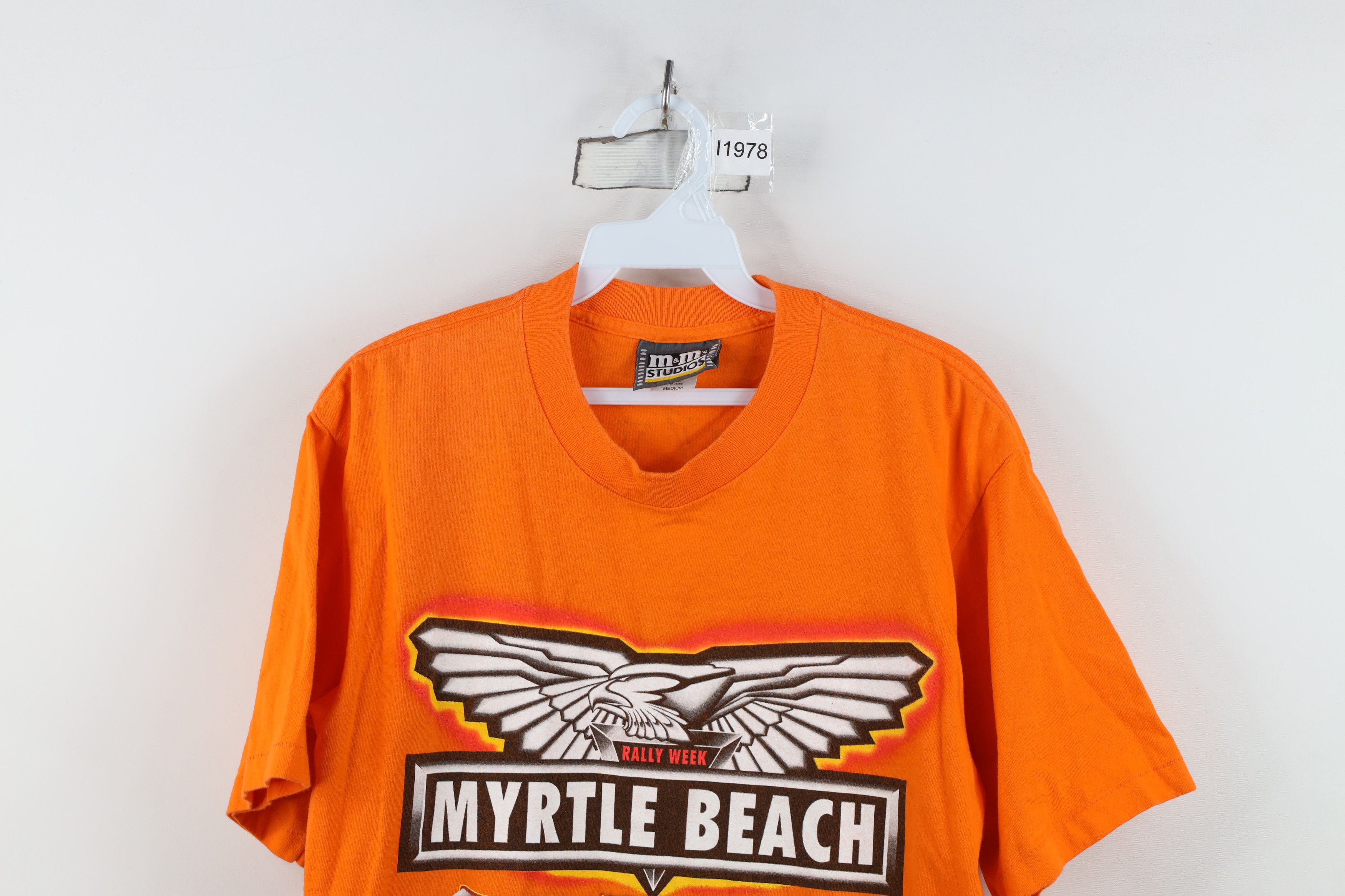 Vintage Vintage 90s Myrtle Beach Motorcycle Bike Rally T-Shirt USA Size US M / EU 48-50 / 2 - 2 Thumbnail