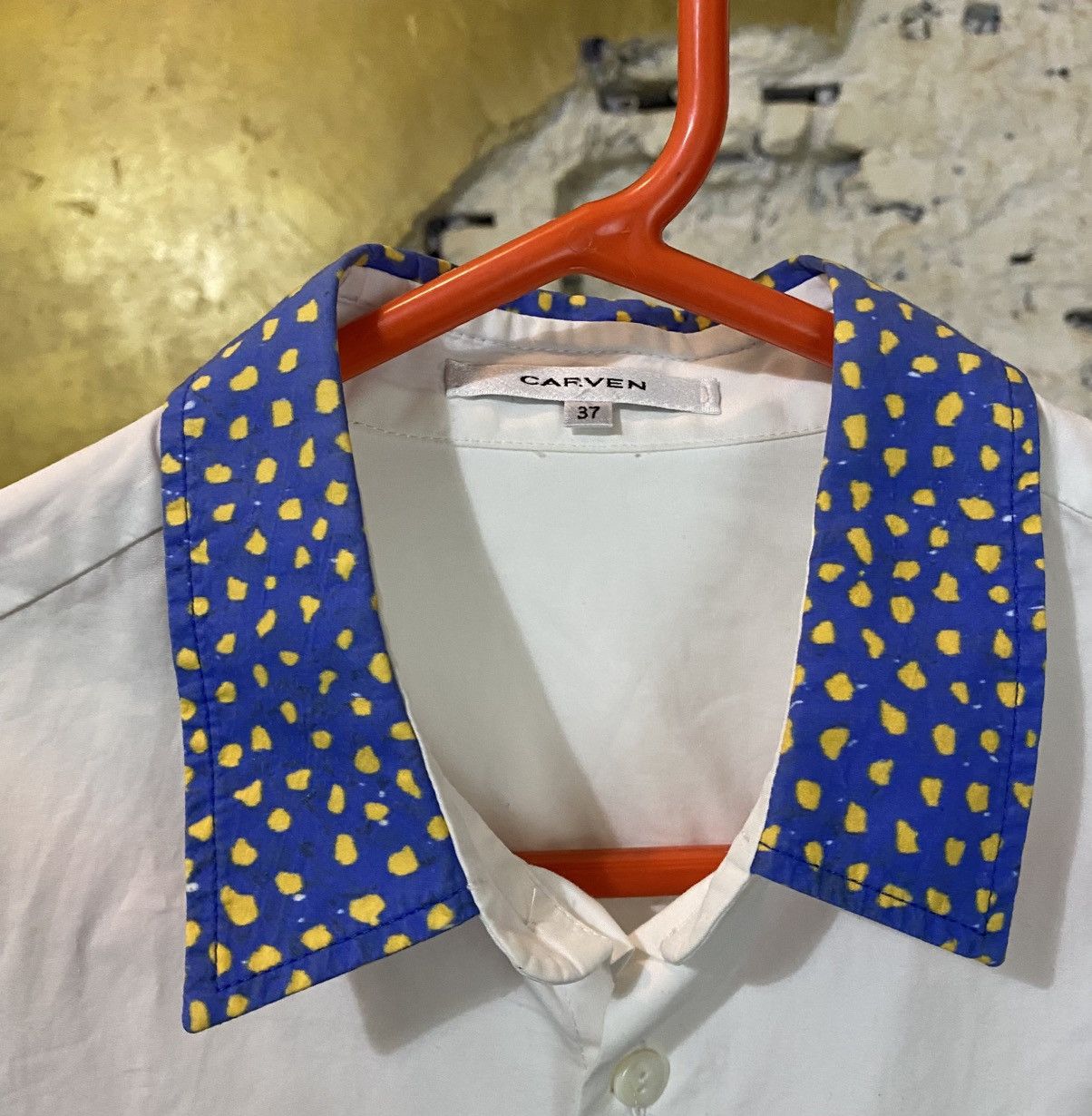 Carven Carven white patterned detailed shirt Size XS / US 0-2 / IT 36-38 - 3 Thumbnail