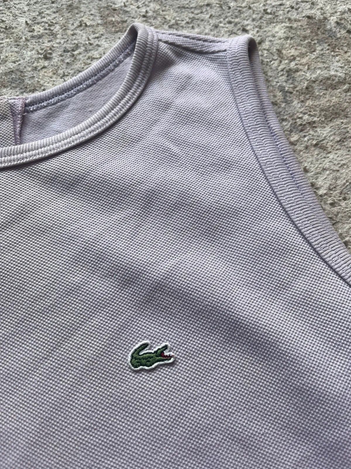 Lacoste Lacoste Women's Sz 40 / L Top Tank Lilac Rare Size L / US 10 / IT 46 - 3 Thumbnail