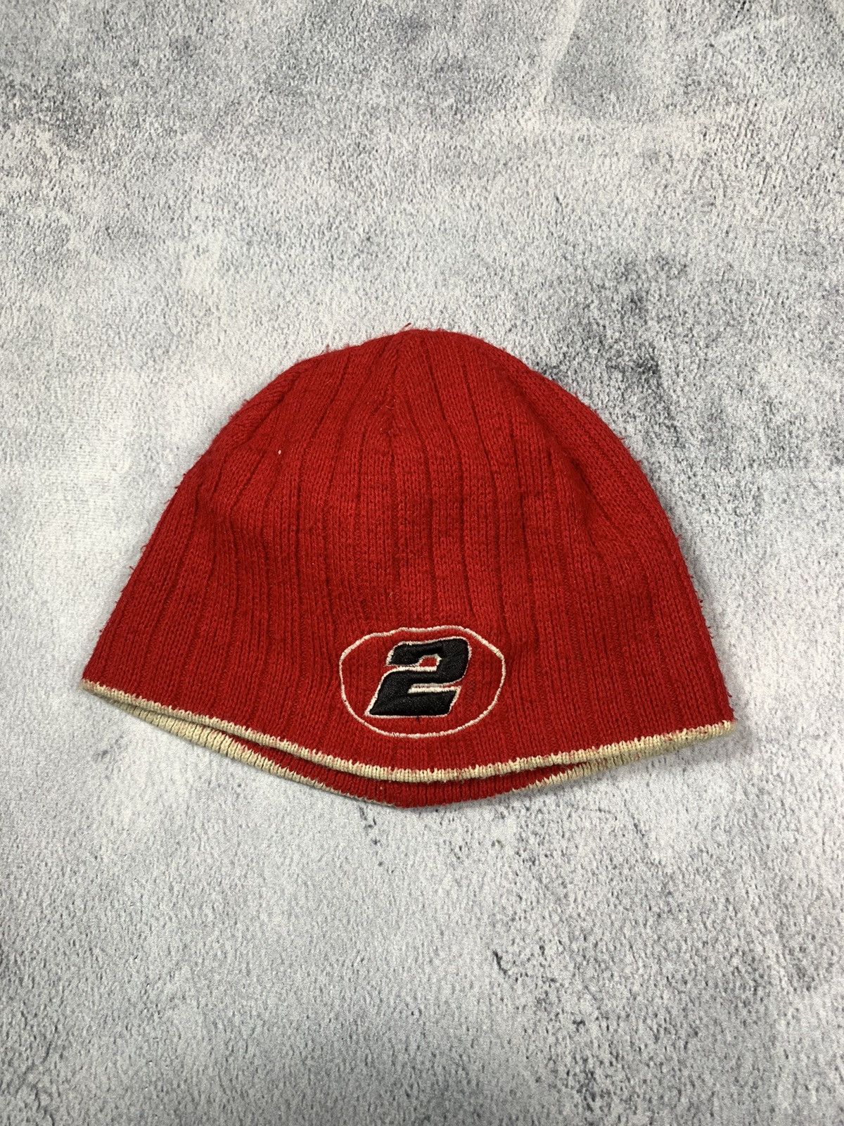 Japanese Brand × Vintage Vintage Y2K Japanese ribbed hat Beanie streetwear Size ONE SIZE - 1 Thumbnail
