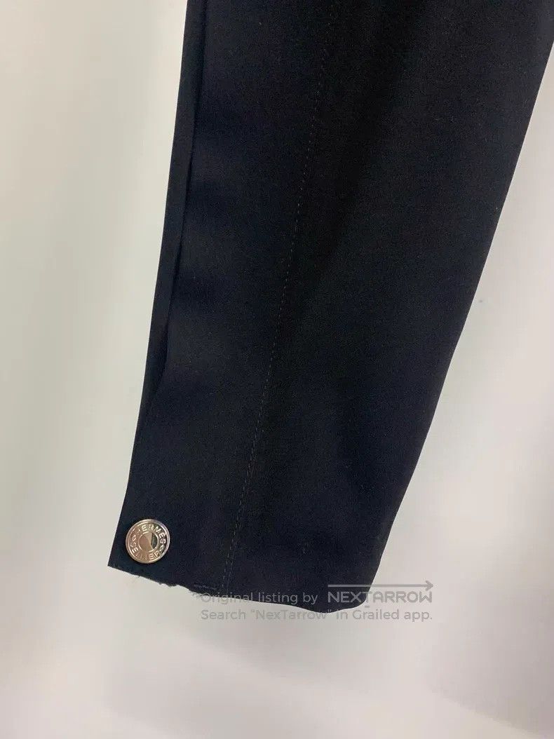 Hermes Hermes size XS Black Equestrian Pants/Tight Underwear Pants Size 24" / US 00 / IT 34 - 2 Thumbnail