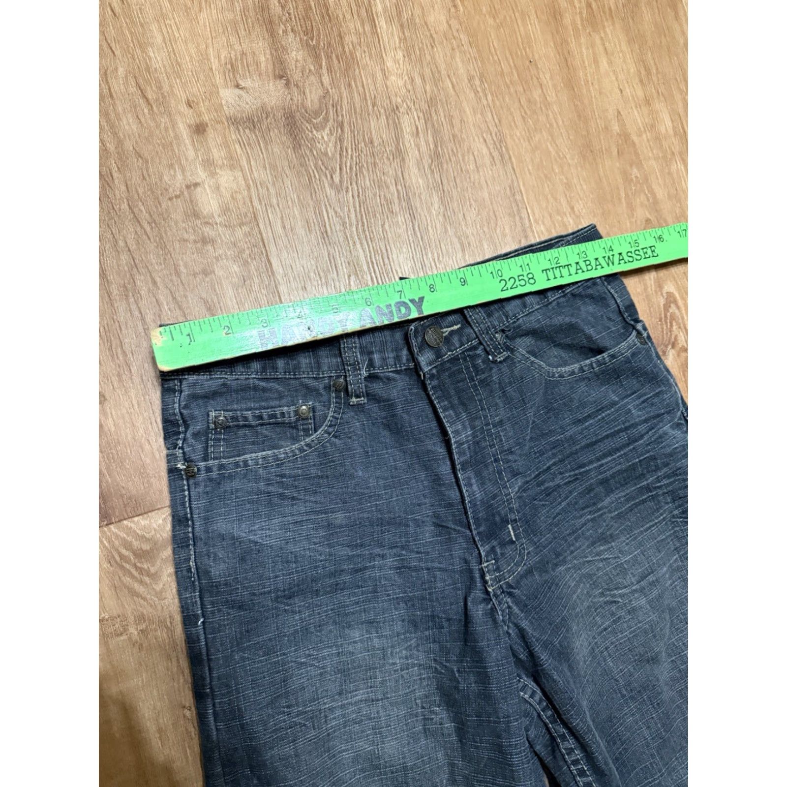 Express VINTAGE Brooklyn XPRESS Jeans 28x27 Boys 14 Embroidered Wide-Leg Edgy Streetwear Y2K Skater Mens? Size US 28 / EU 44 - 6 Thumbnail