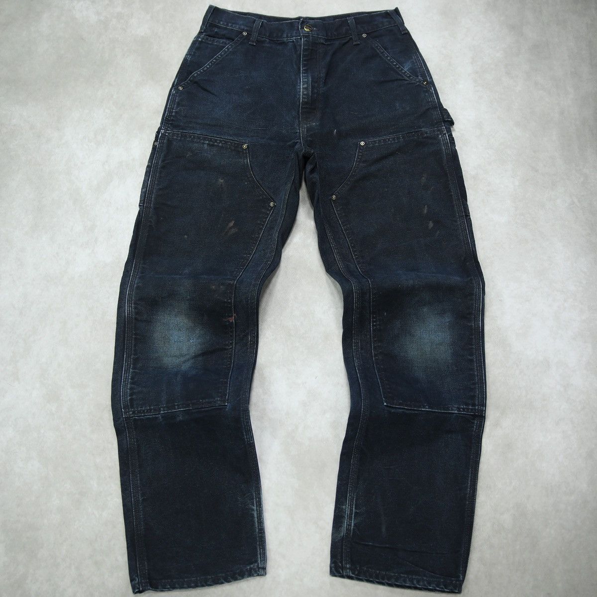 Carhartt RARE Carhartt x Chrysler IFD Faded Black Double Knee Pant Size US 30 / EU 46 - 2 Thumbnail