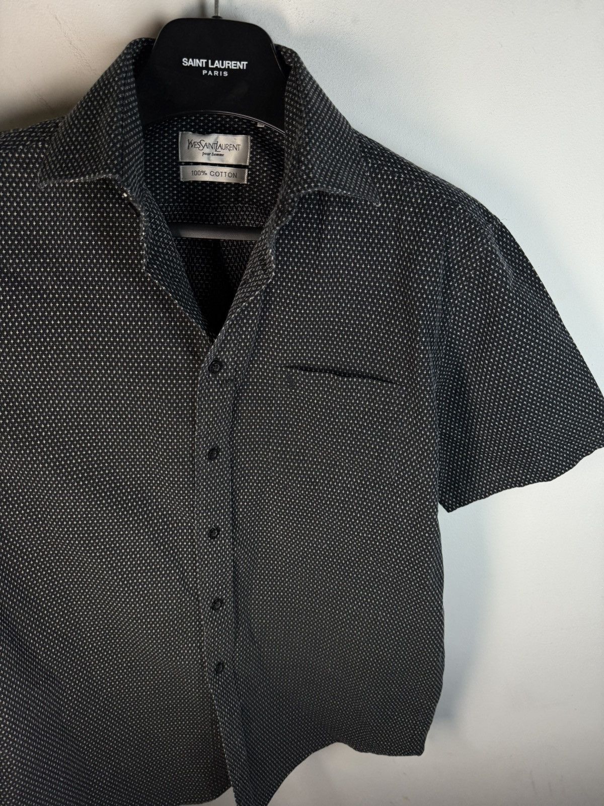Yves Saint Laurent ♱ ♱ ♱ Crosses YSL Shirt Summer Size US M / EU 48-50 / 2 - 14 Thumbnail