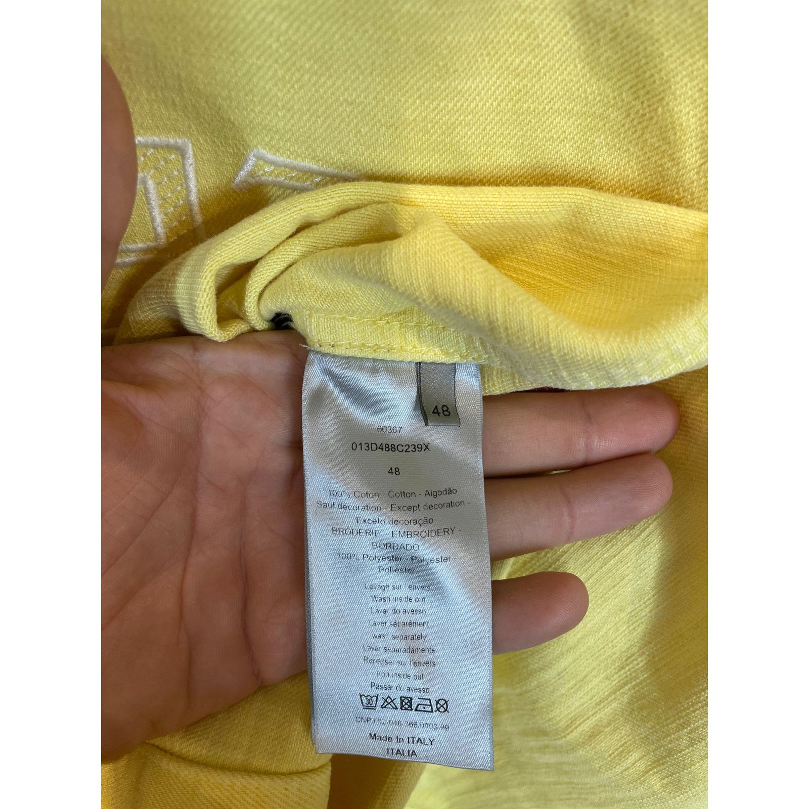 Dior Dior 1947 Yellow Jean Jacket Used 48 (Large) Size L / US 10 / IT 46 - 5 Thumbnail