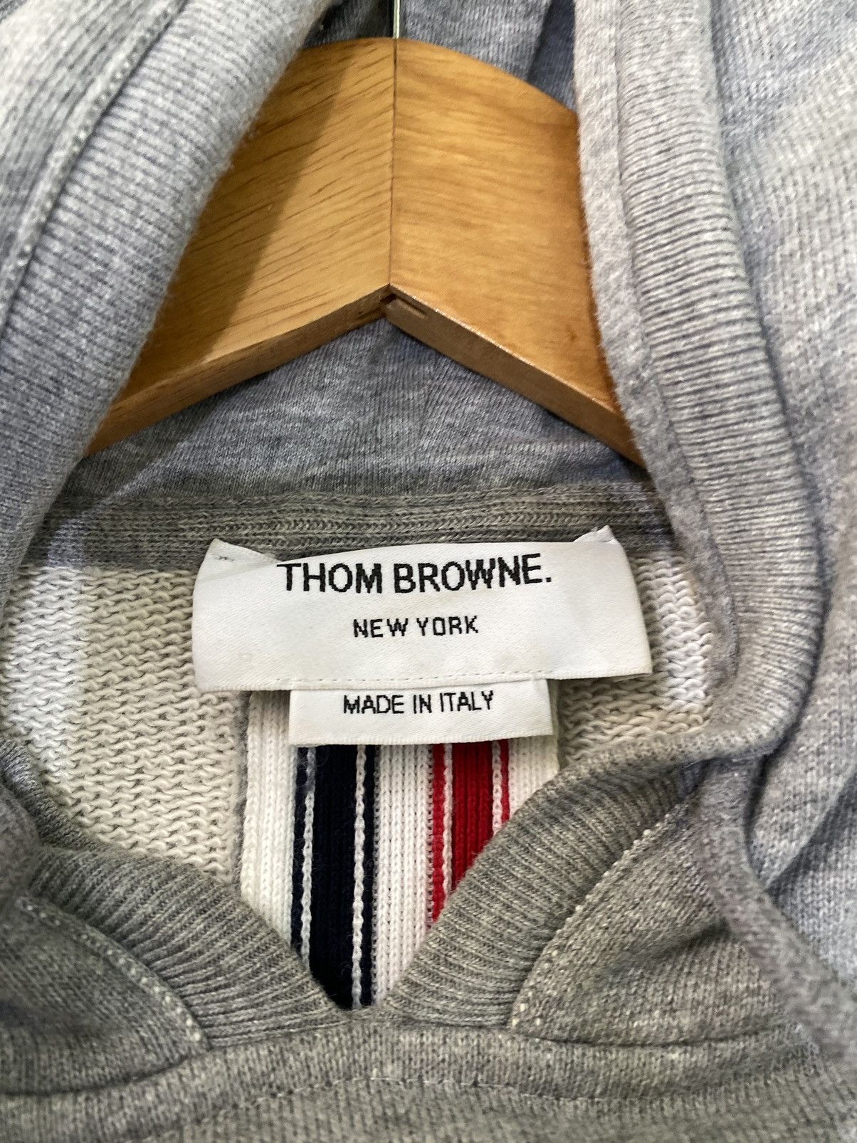 Thom Browne Thom browne classic loopback stripe hoodie Size US XL / EU 56 / 4 - 7 Thumbnail