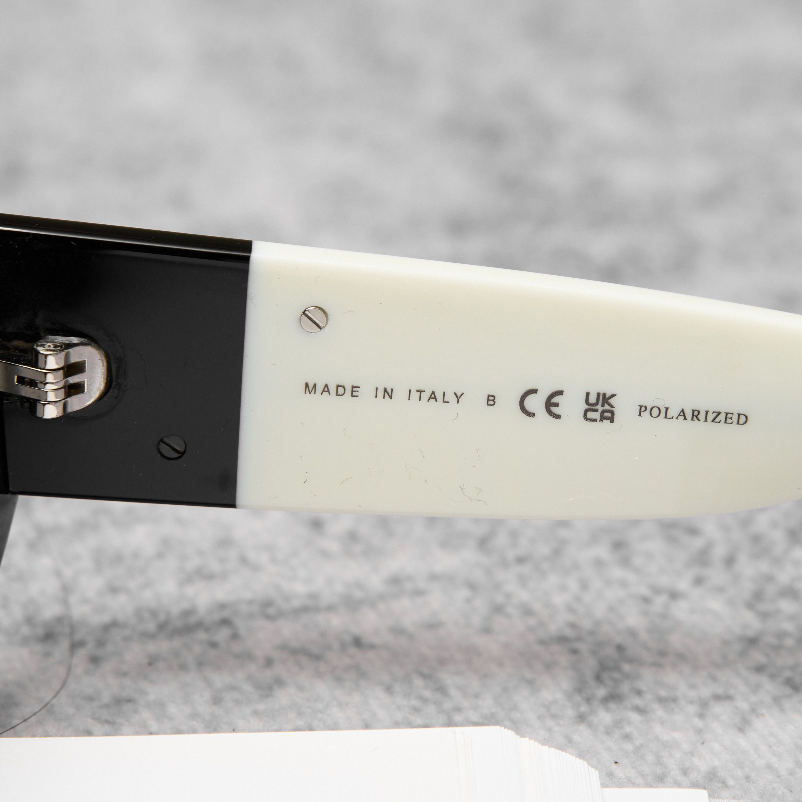 Chanel CHANEL 0CH5525 1656T8 Sunglasses BLACK/WHITE Size ONE SIZE - 4 Thumbnail
