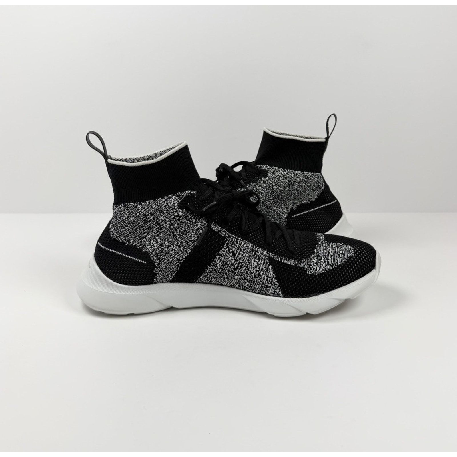 Dior Size 45EU/12US - Dior B21 Black Sock High Top Sneakers Size US 12 / EU 45 - 6 Thumbnail