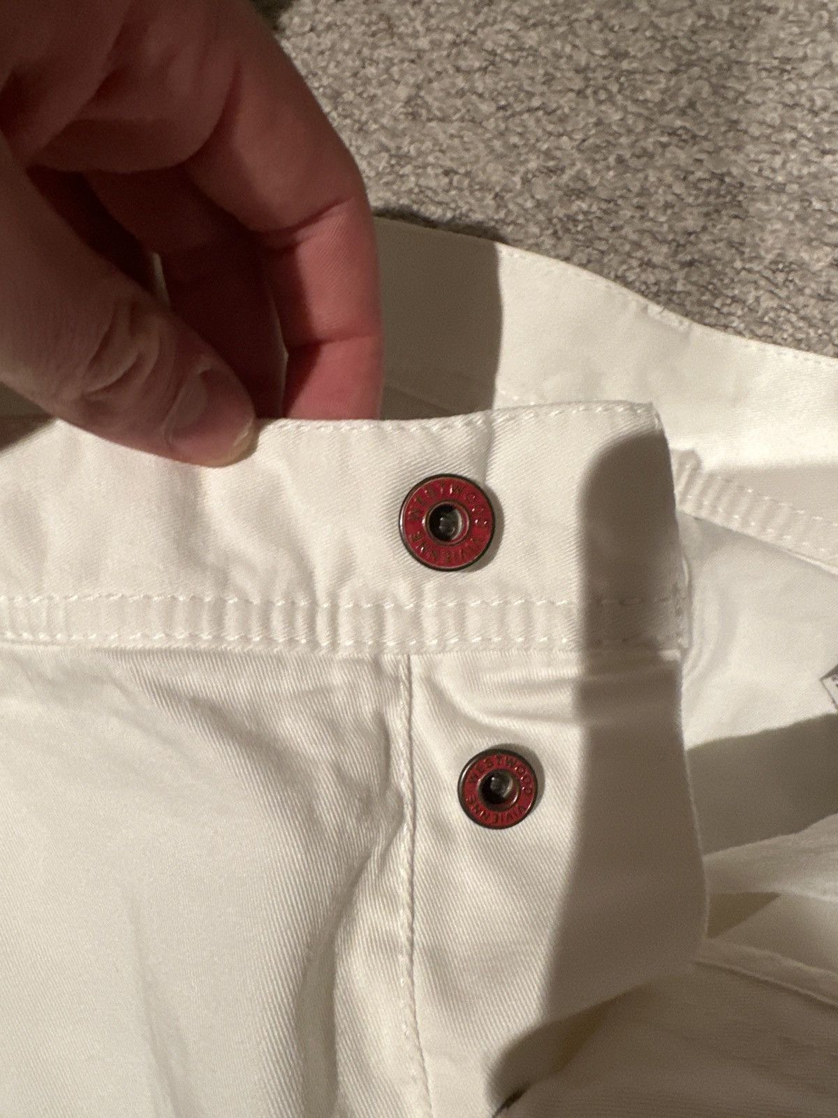 Vivienne Westwood Viv Westwood man ‘Too fast to live….’ White pants Size US 40 / EU 56 - 6 Thumbnail