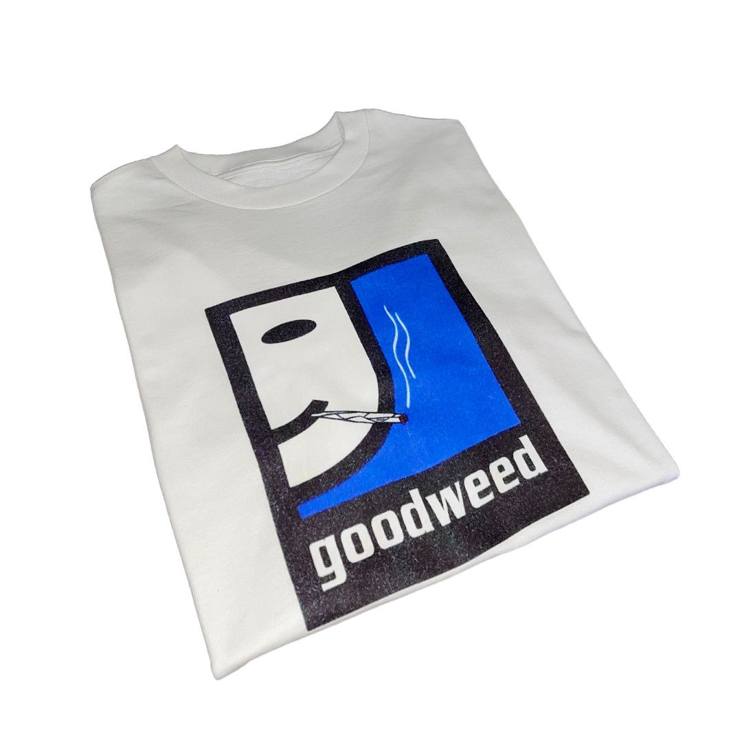 Other White "Goodweed" Y2K style T-shirt remake Size US S / EU 44-46 / 1 - 1 Thumbnail