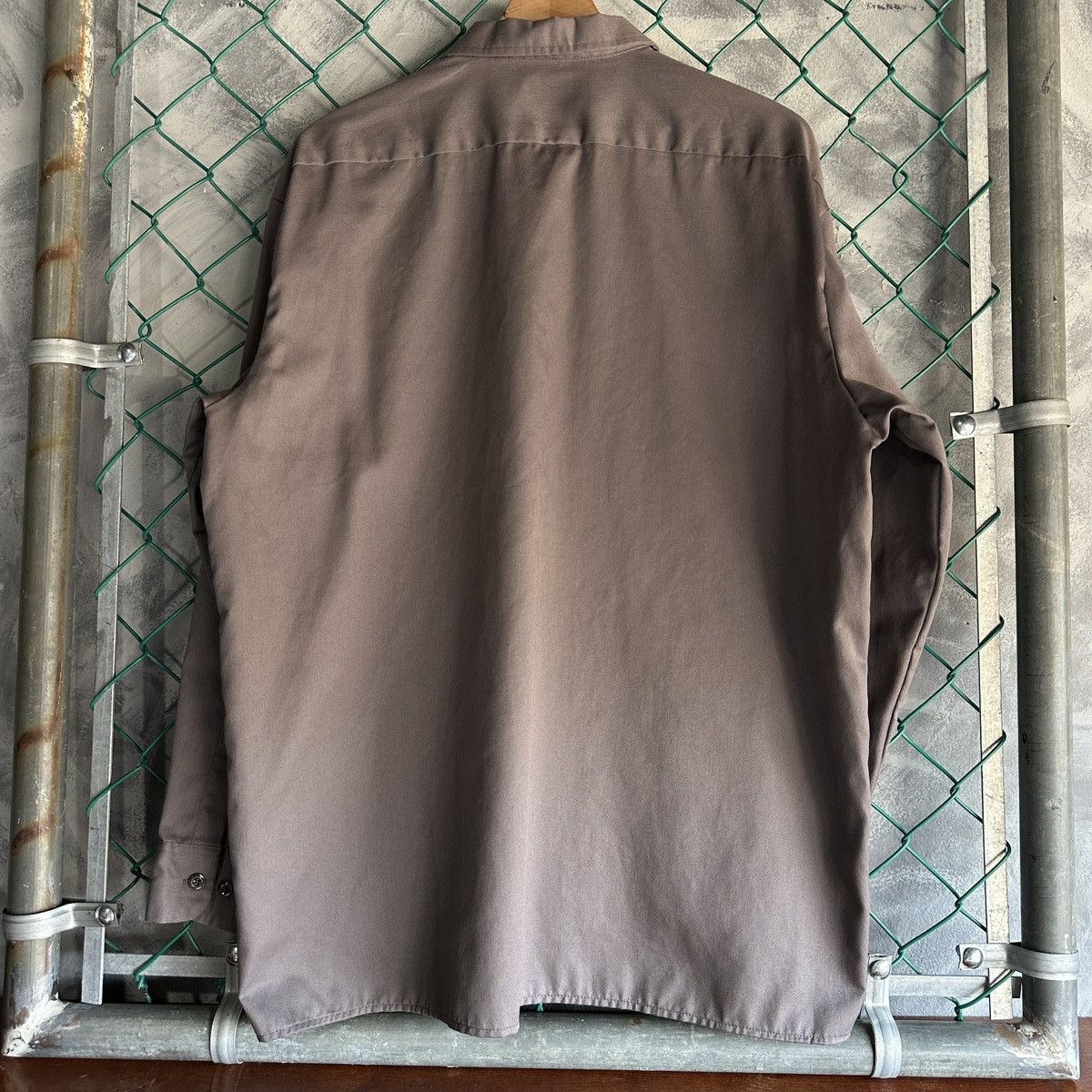 Dickies Dickies Button Up Shirt Mens XL Gray Workwear Mechanic Size US XL / EU 56 / 4 - 8 Thumbnail