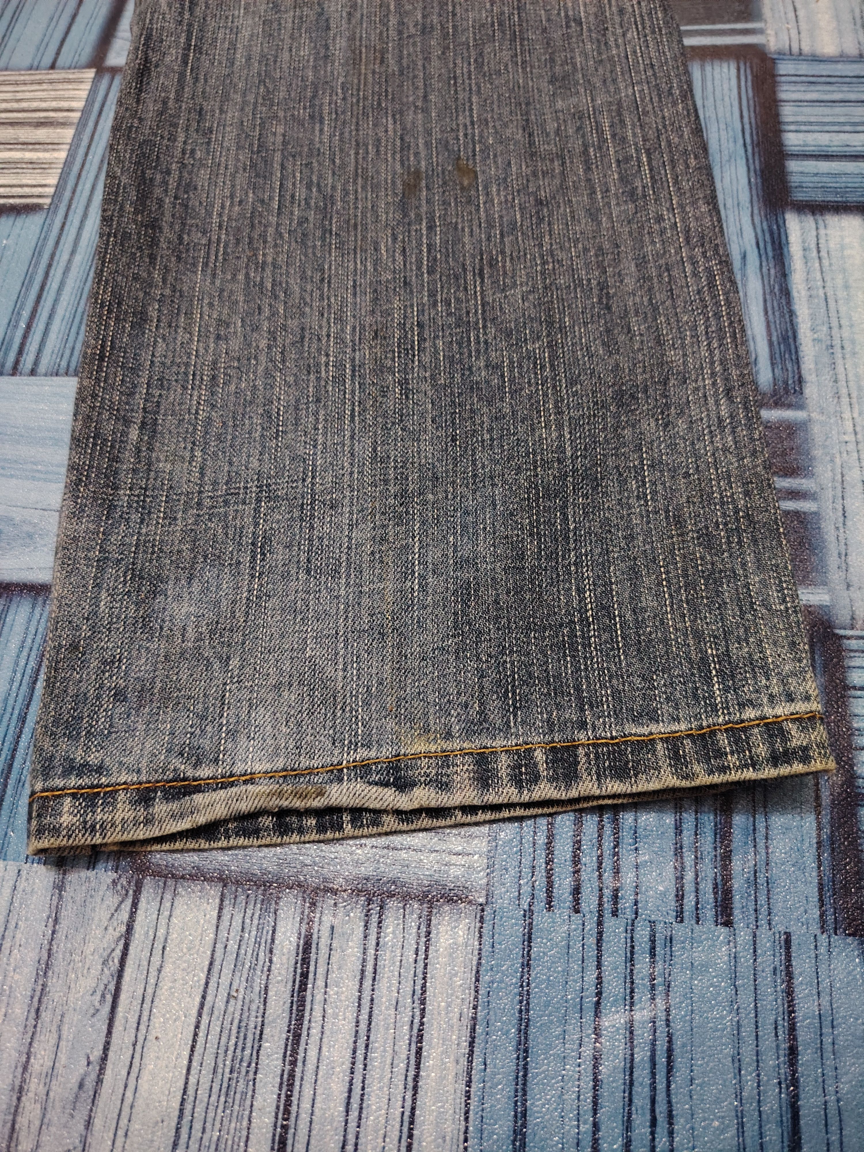 Samurai Jeans Japanese Osaka Big Train Embroidery Eagle Jeans Size US 28 / EU 44 - 21 Thumbnail