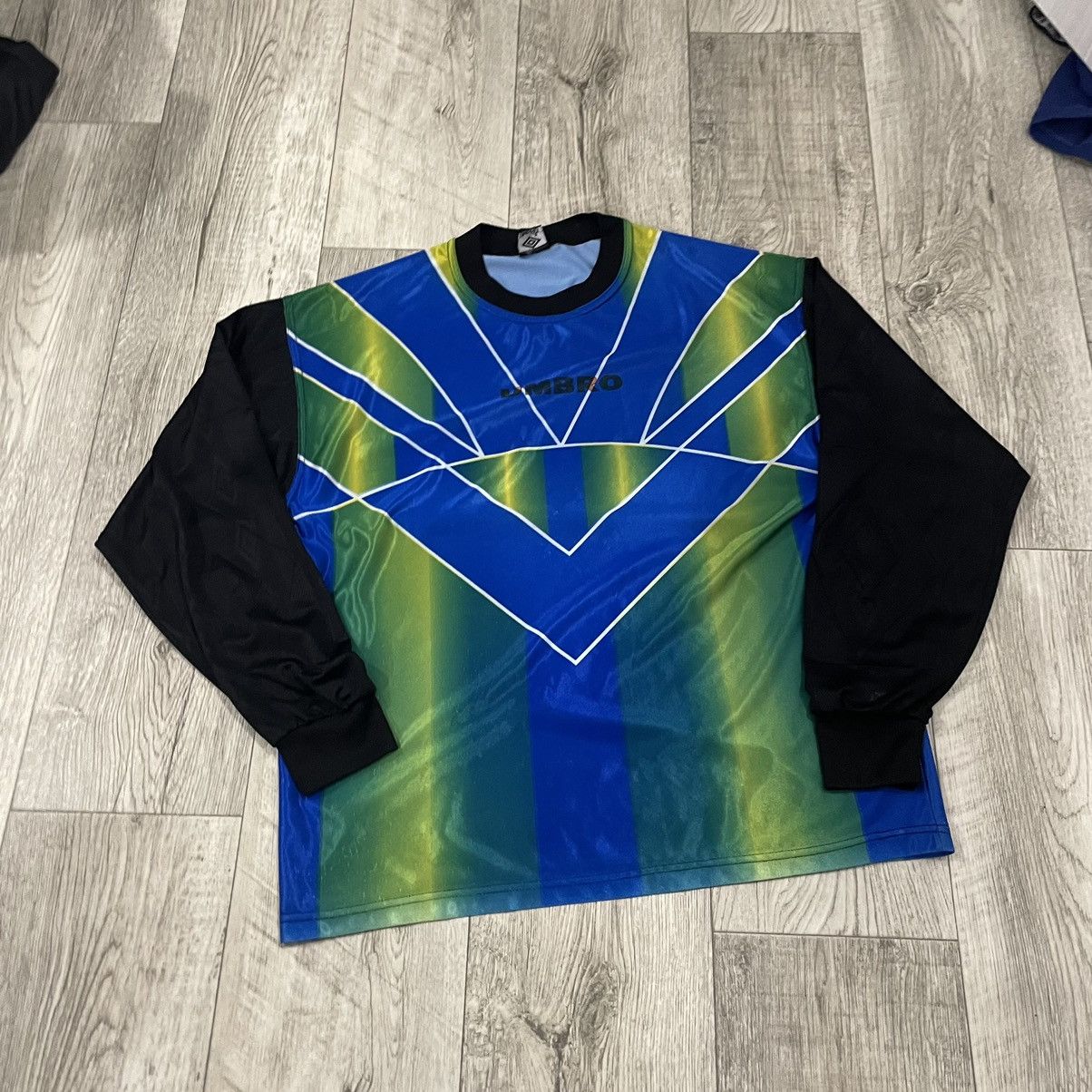Umbro × Vintage Umbro Template Goalkeeper Soccer Football Shirt Jersey Size US S / EU 44-46 / 1 - 1 Thumbnail