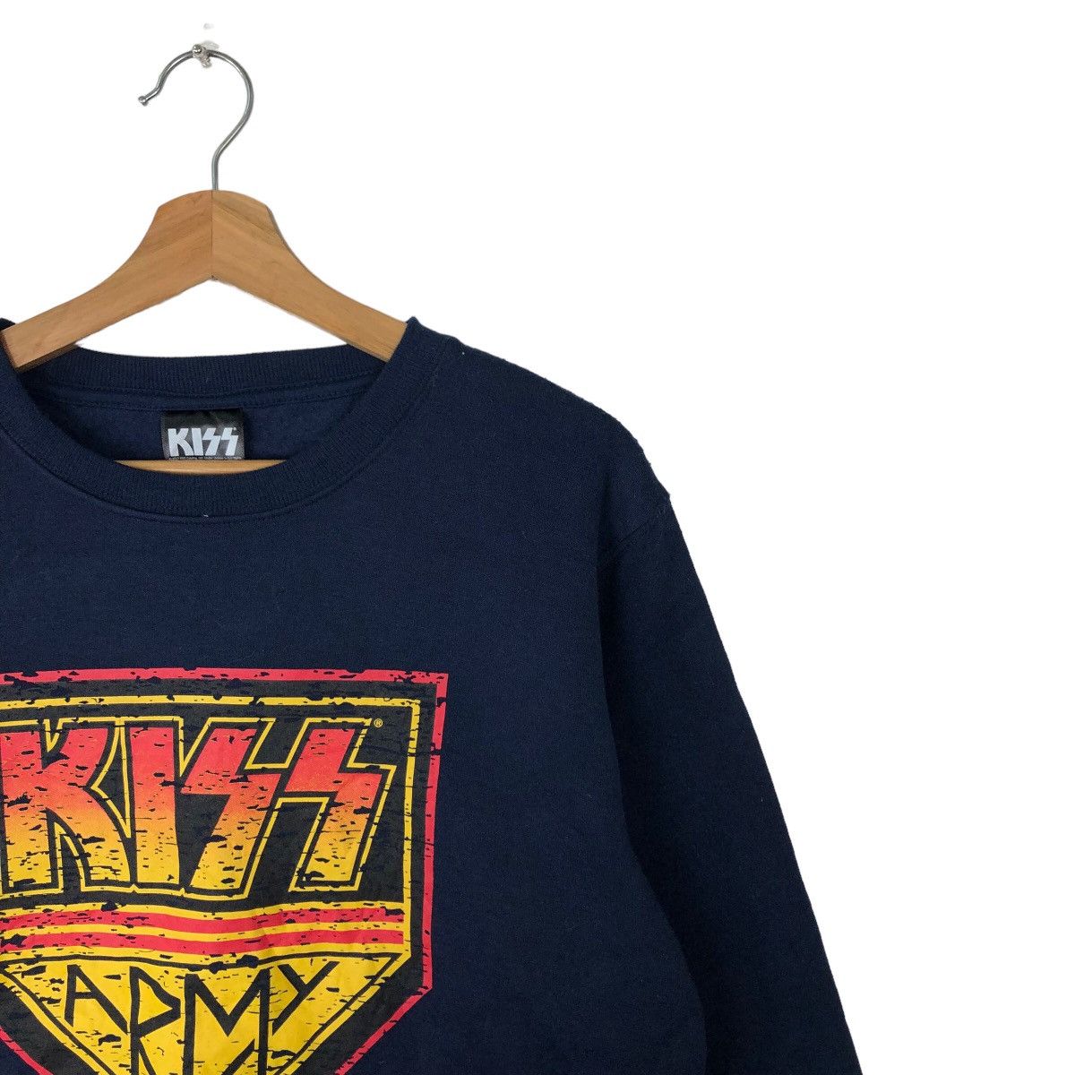 Band Tees VINTAGE SWEATSHIRT CREWNECK BAND KISS BIG LOGO Size US M / EU 48-50 / 2 - 5 Thumbnail