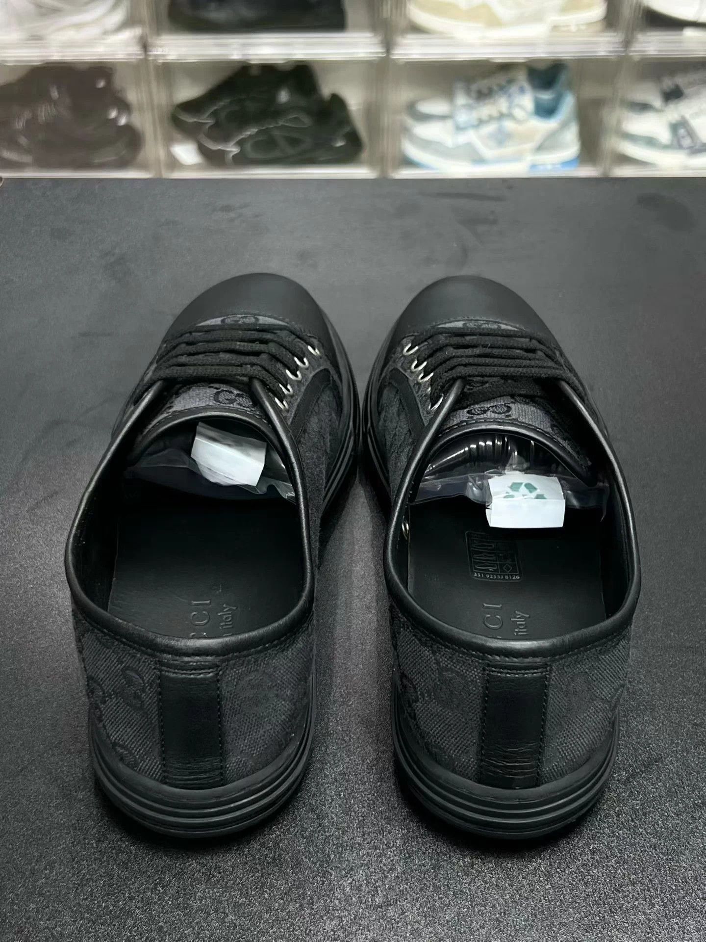 Gucci GUCCI Canvas All Over Print Black 40.5 Size US 7.5 / EU 40-41 - 7 Thumbnail