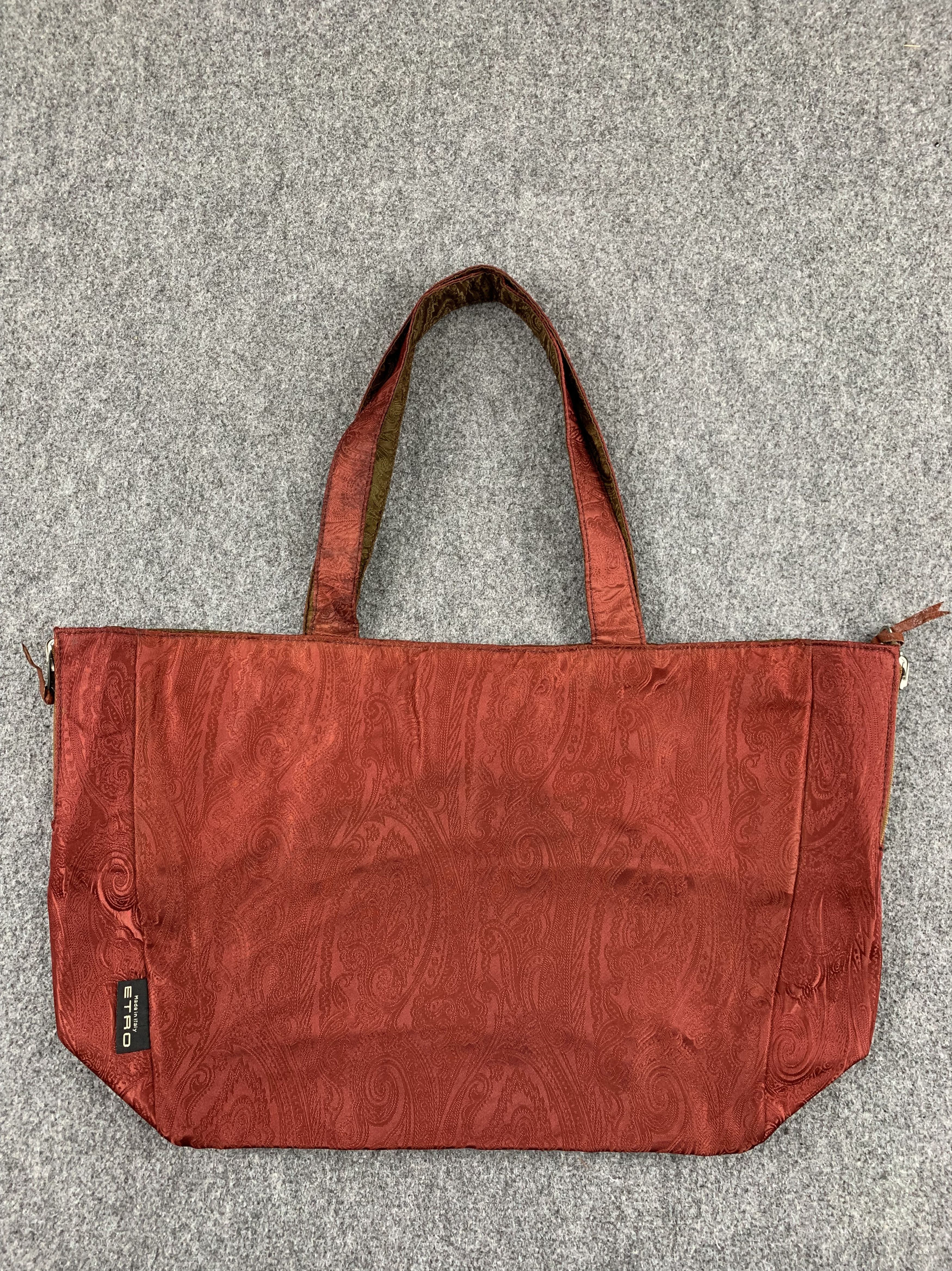 Etro × Vintage Vintage Etro Milano Paisley Bag BG0070 Size ONE SIZE - 4 Thumbnail