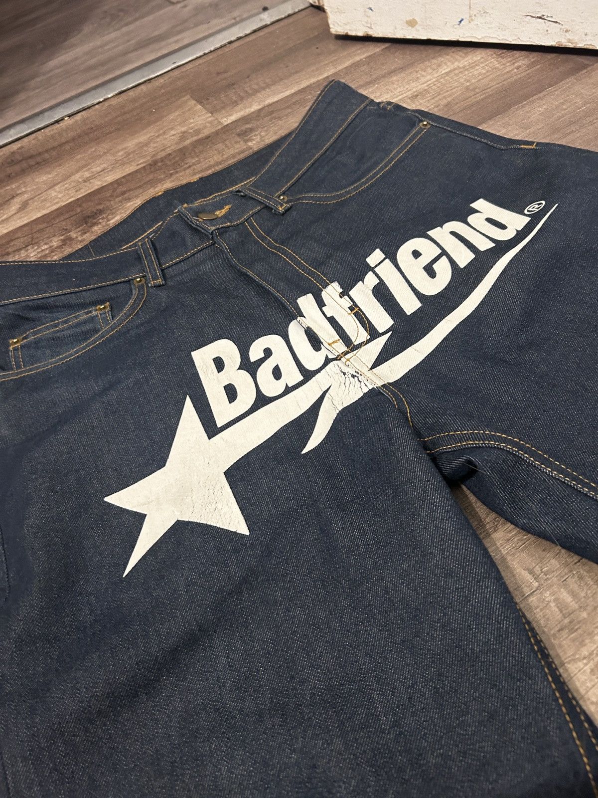 image of Badfriend Jeans Navy Blue N White, Men's (Size 30)