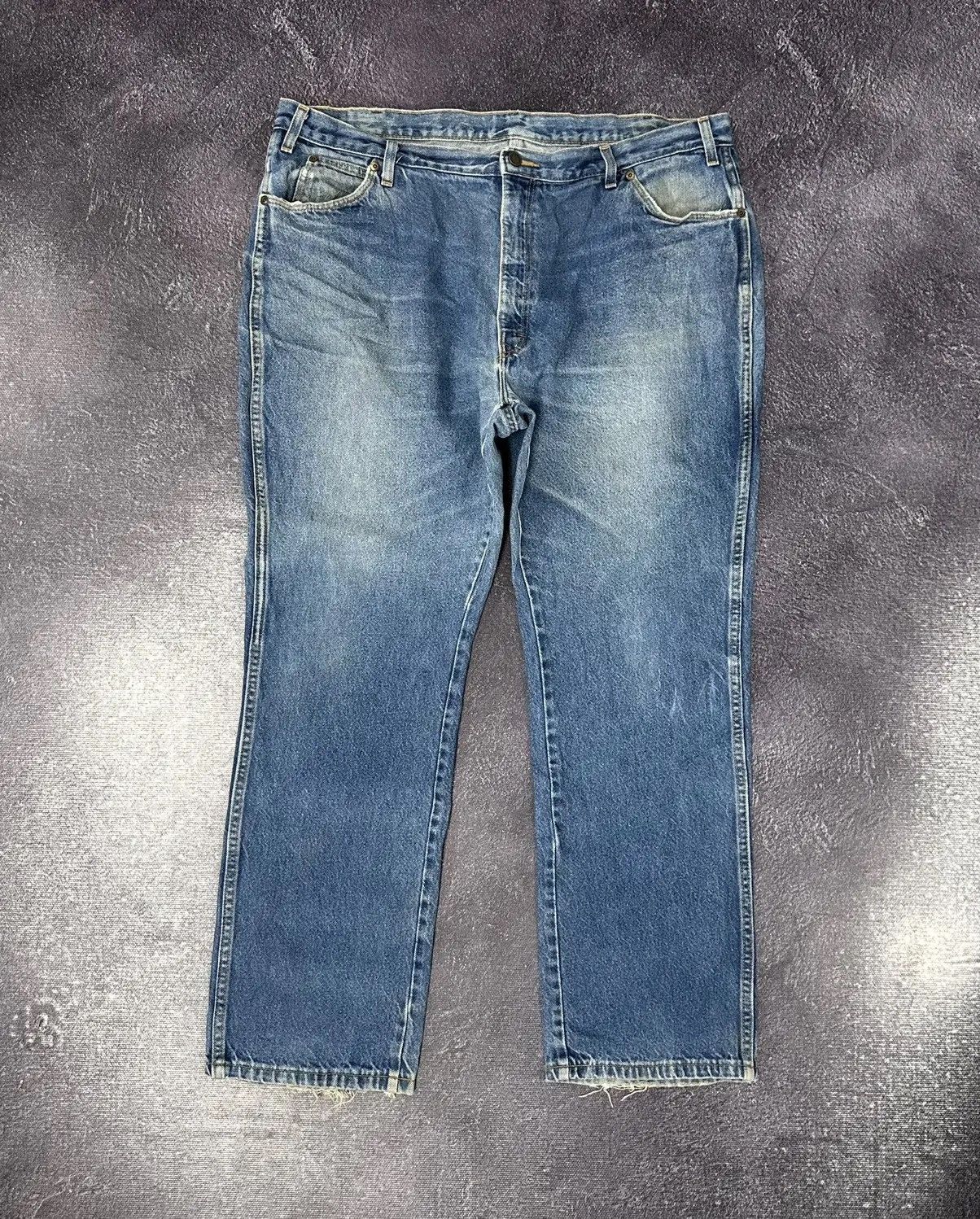 Dickies × Vintage Vintage Dickies Denim Faded Blue Hype Work Baggy Jeans Size US 42 / EU 58 - 2 Thumbnail